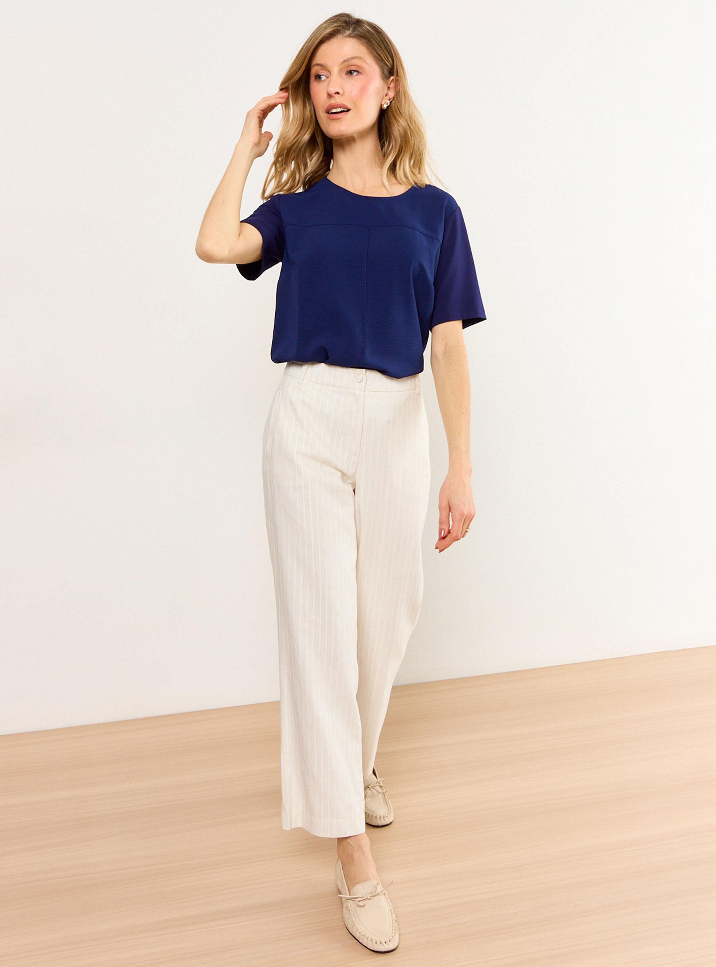 Polera Lisa Doble Tela-4