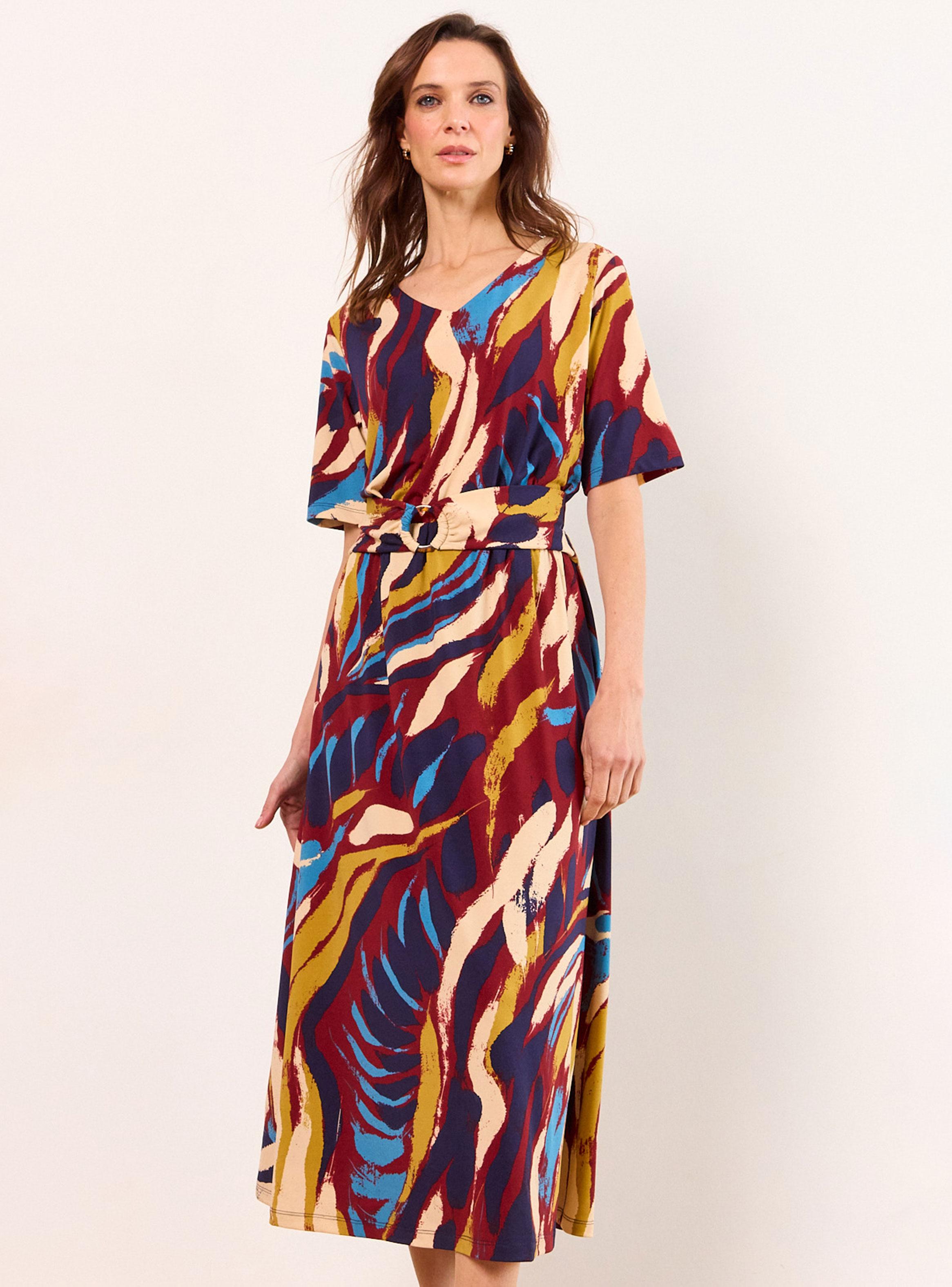 Vestido Estampado de Licra-3