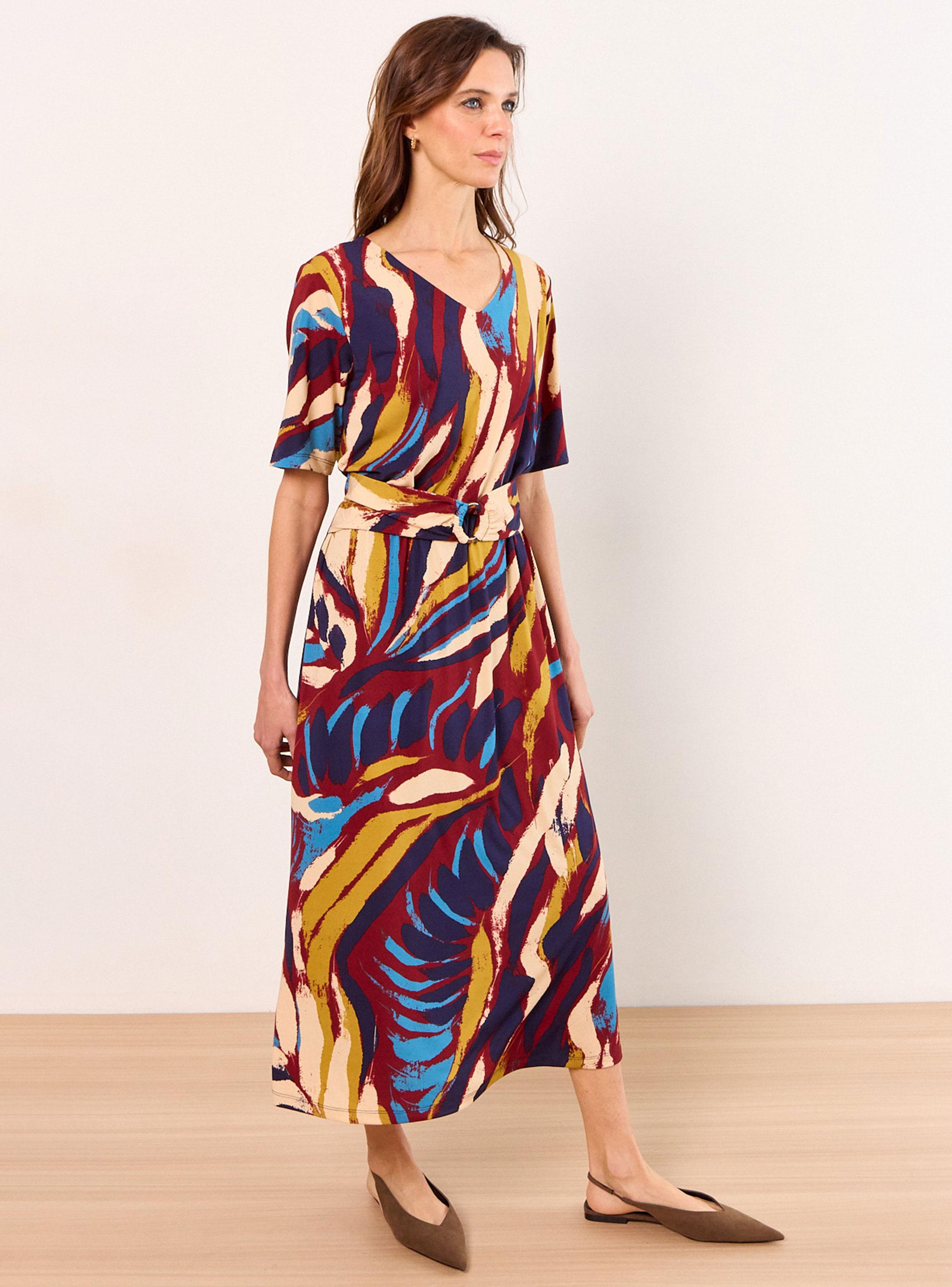 Vestido Estampado de Licra-2