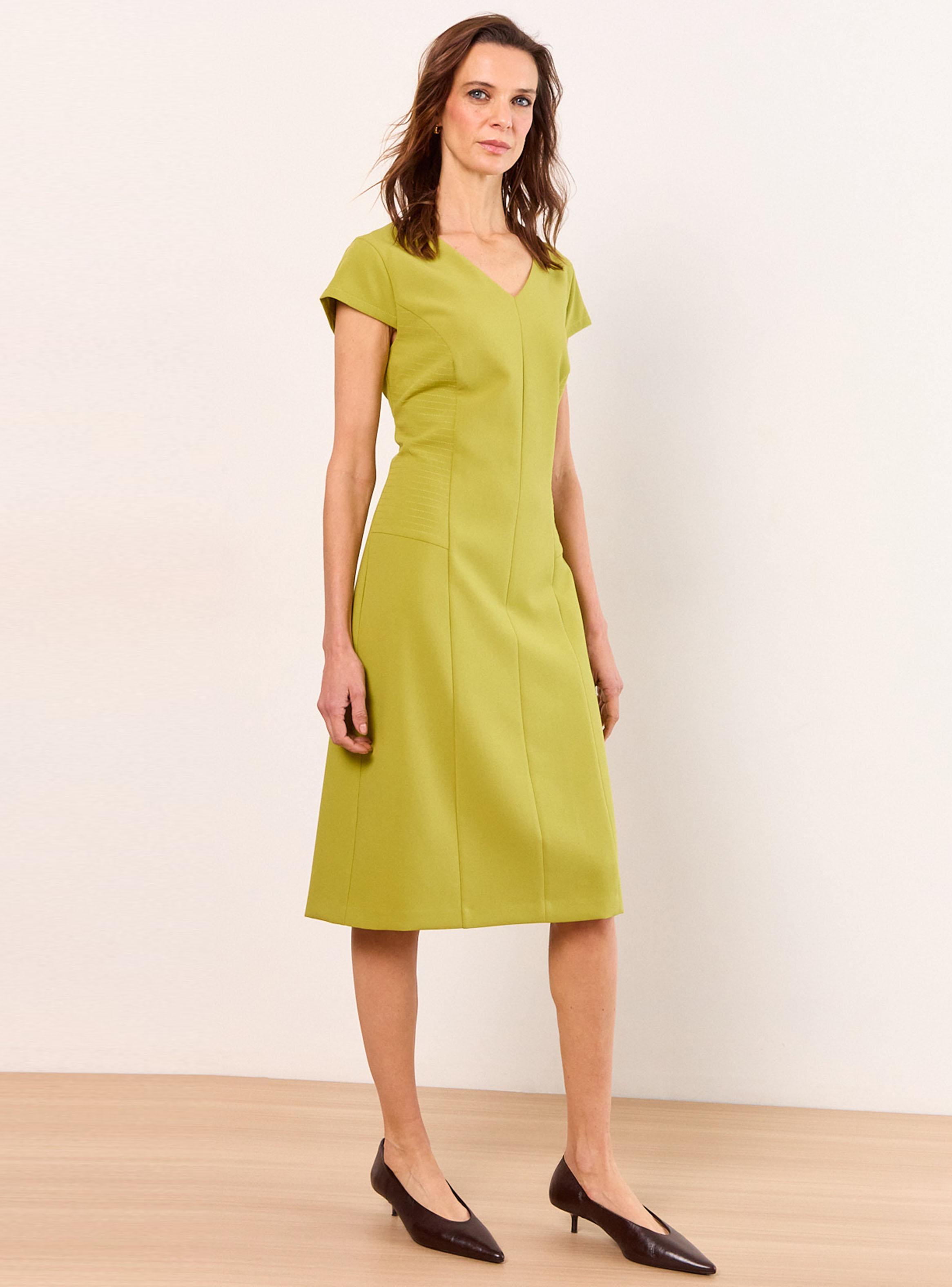 Vestido Jumper Pespuntes Midi-3