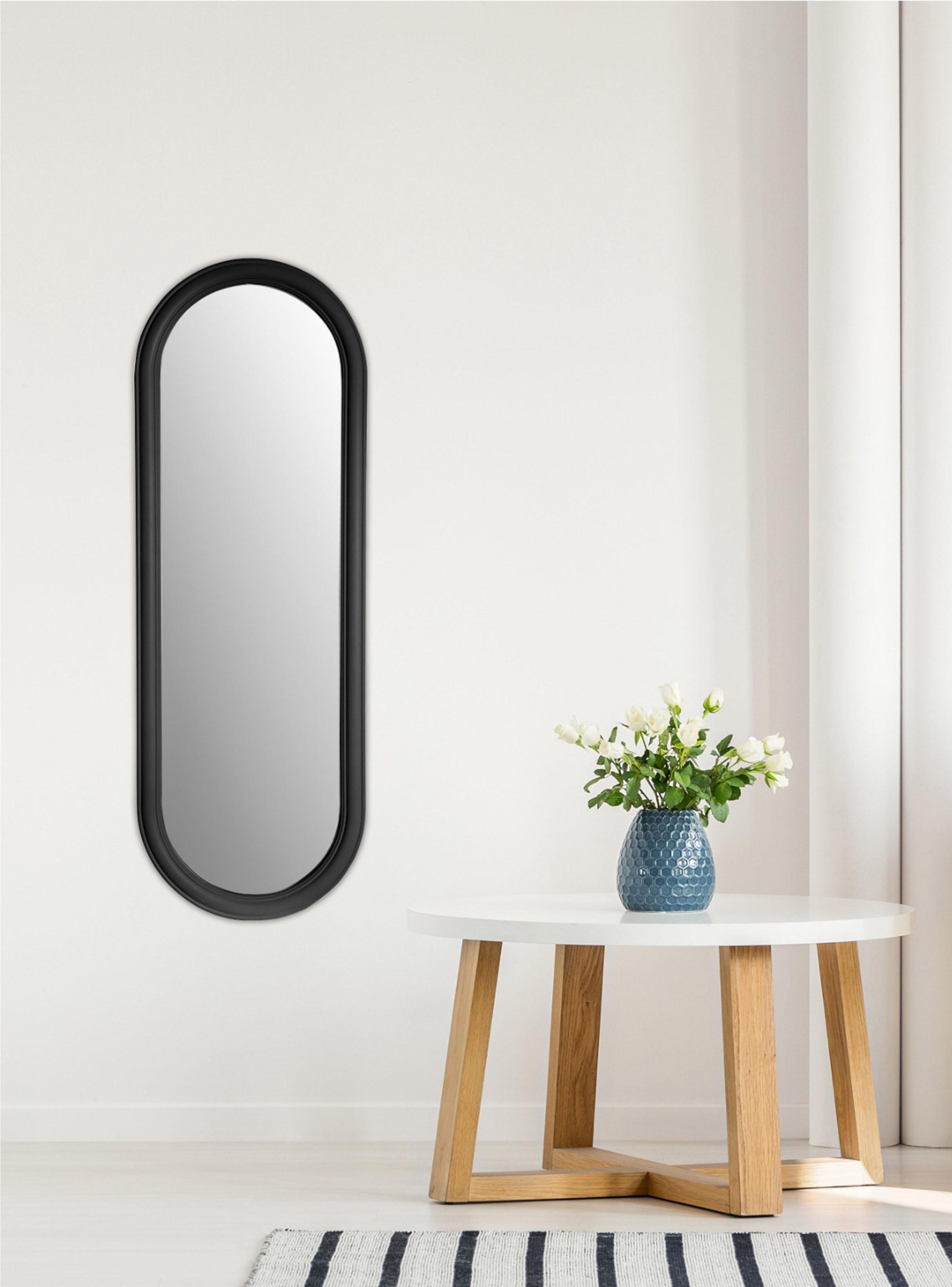 Espejo Oval Negro 40x110 cm-3
