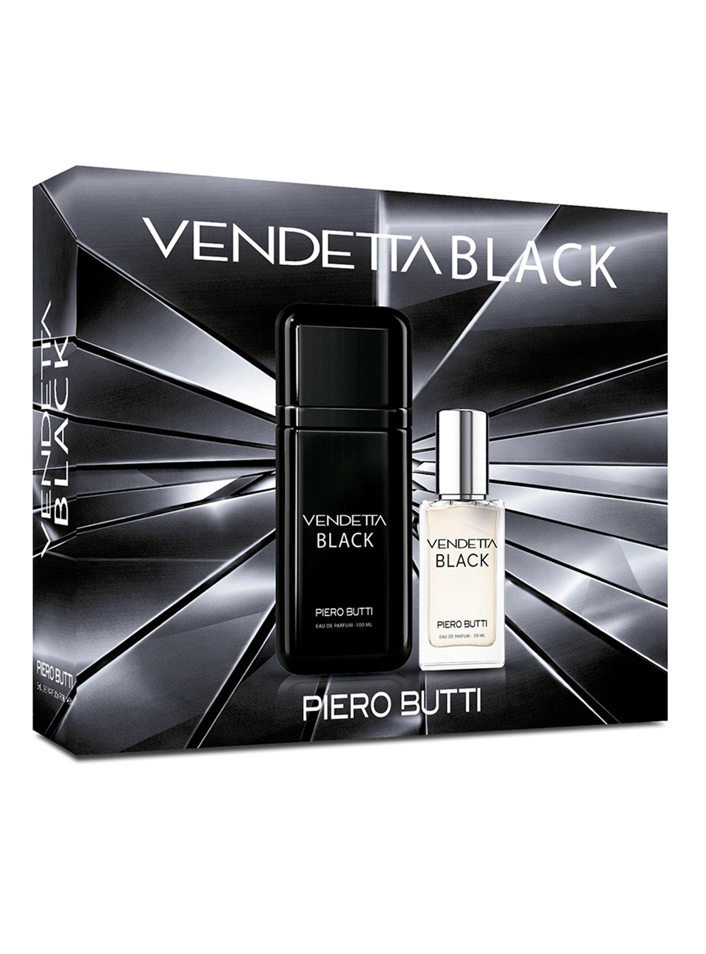 Set Perfume Vendetta Black EDP Hombre 100 ml + Miniatura 30 ml-1