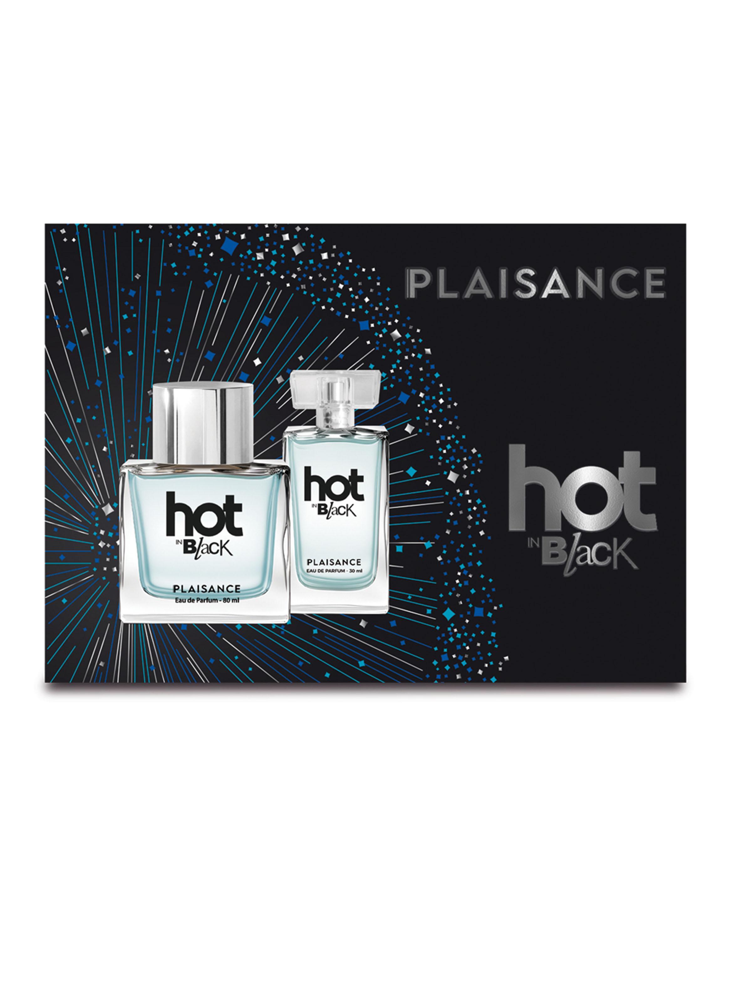 Set Perfume Hot in Black EDP Mujer 80 ml + Miniatura 30 ml-0