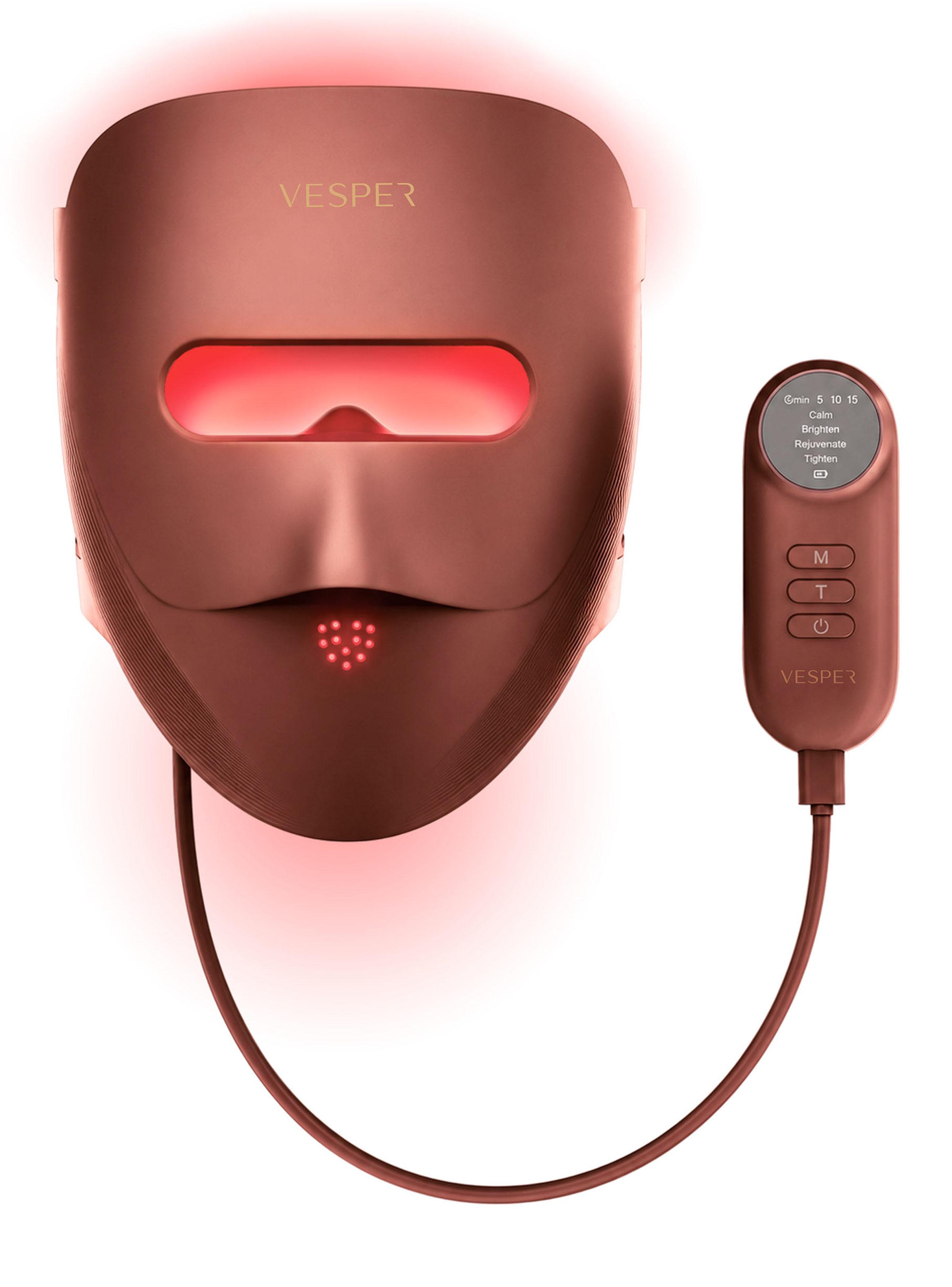 Máscara Facial 3D de Fotones Led Café-0