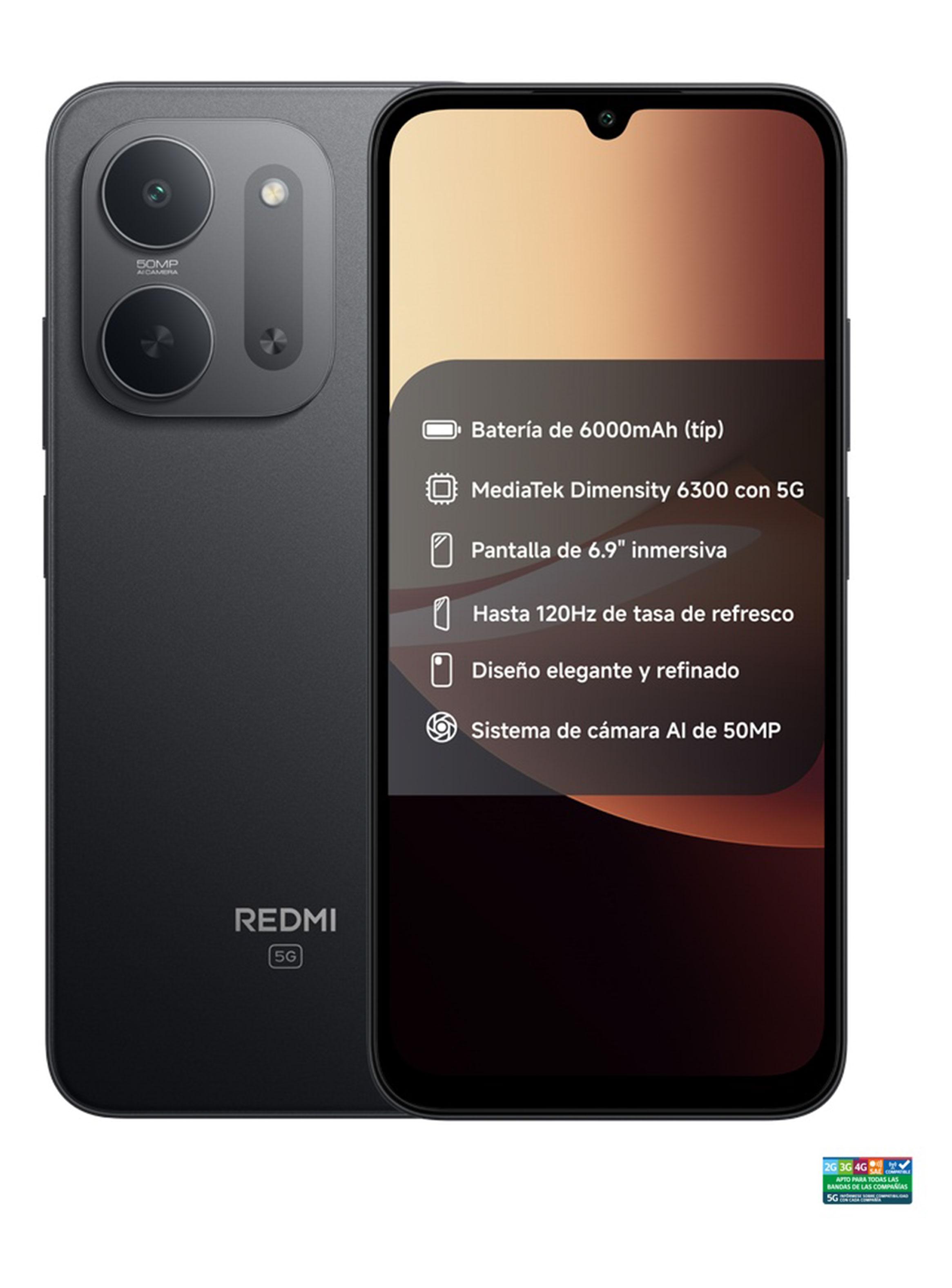 Smartphone Redmi 17C 5G 128GB 6.9'' Negro Liberado-1