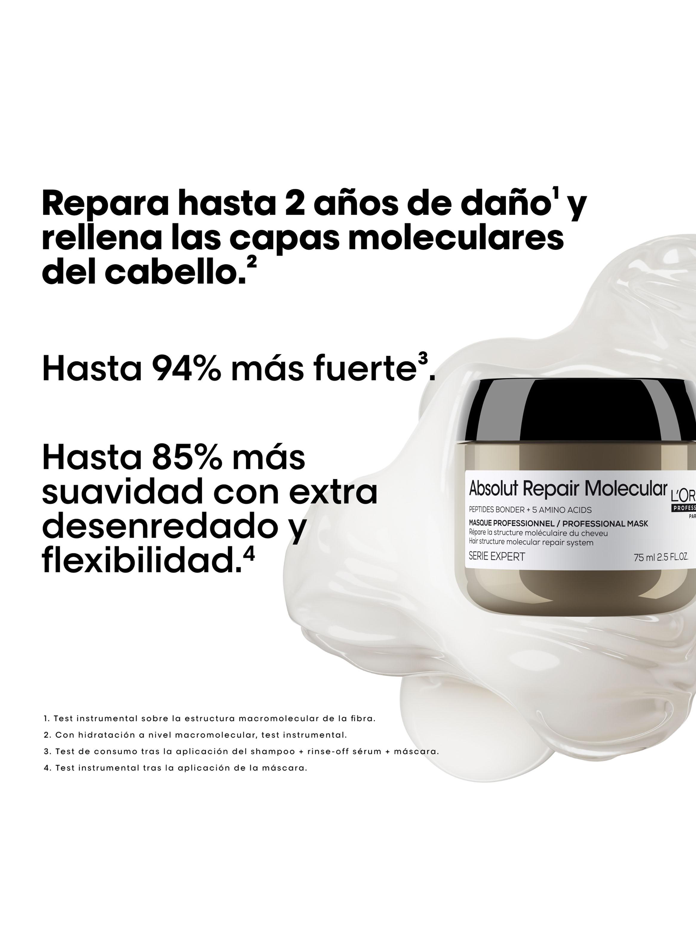 Set Shampoo 300 ml + Mini Msk 75 ml + Aceite Absolut Repair Molecular 30 ml-4