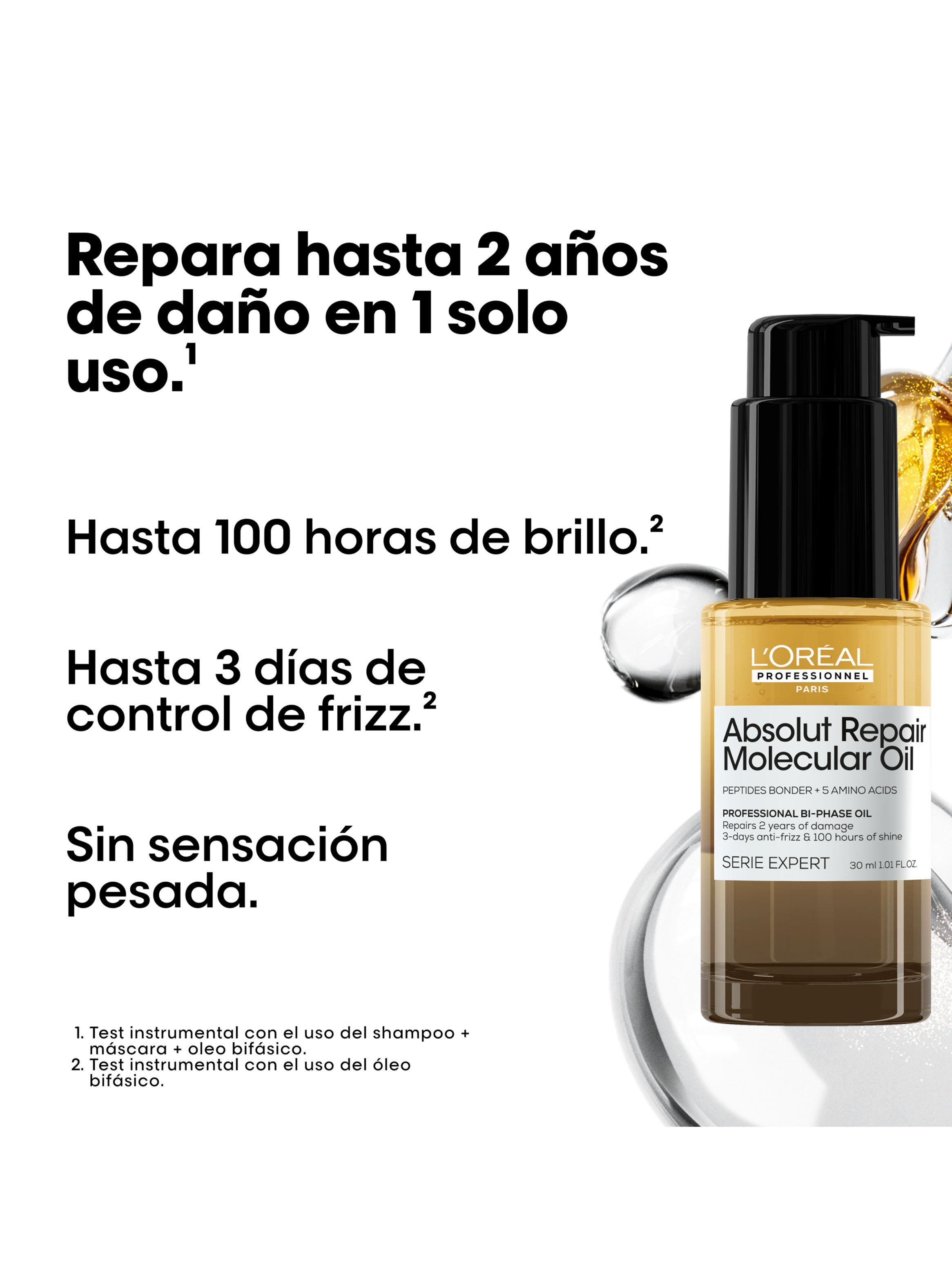 Set Shampoo 300 ml + Mini Msk 75 ml + Aceite Absolut Repair Molecular 30 ml-3
