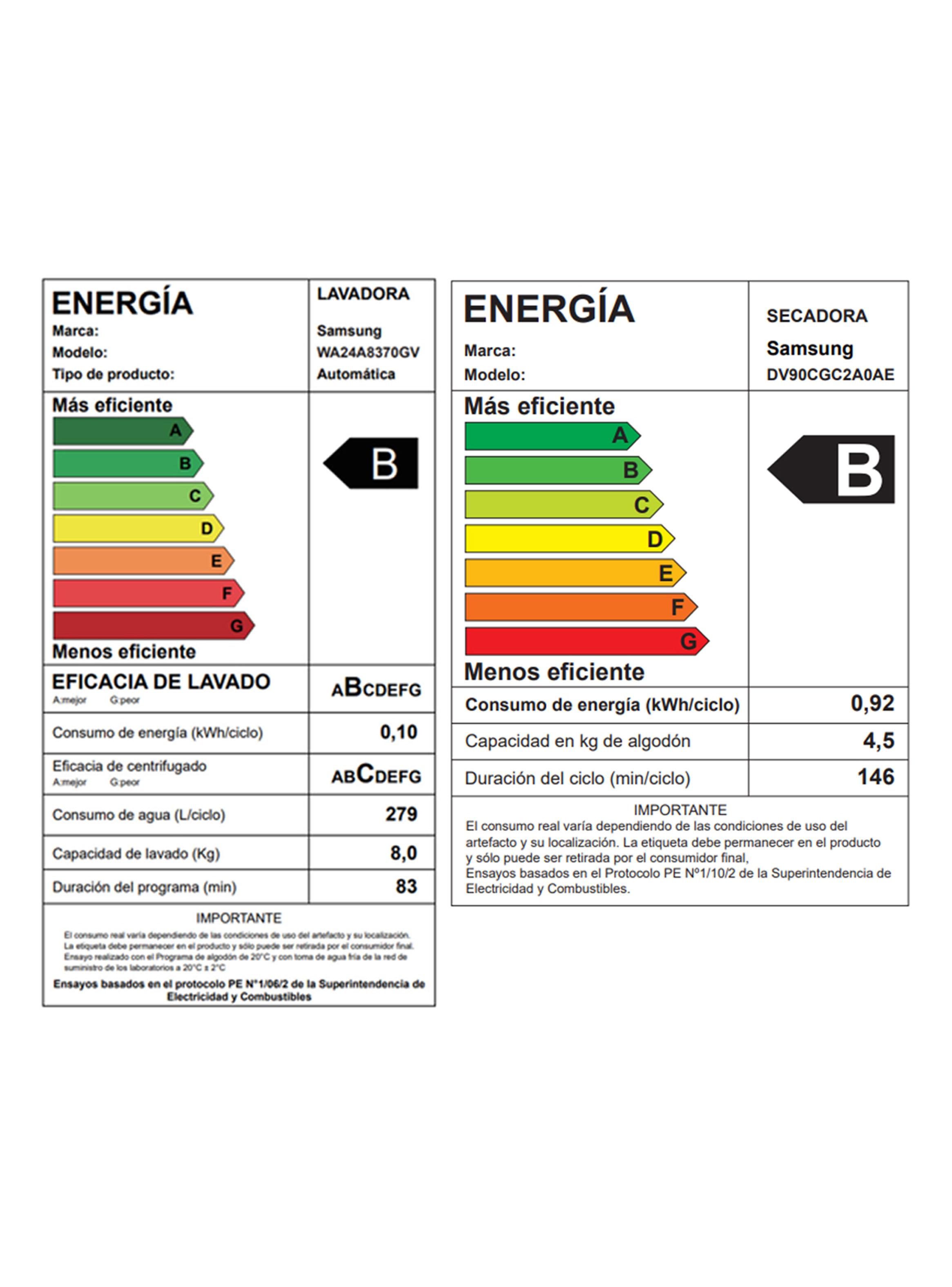 Lavadora Carga Superior 24 kg + Secadora Bomba de Calor 9kg-10
