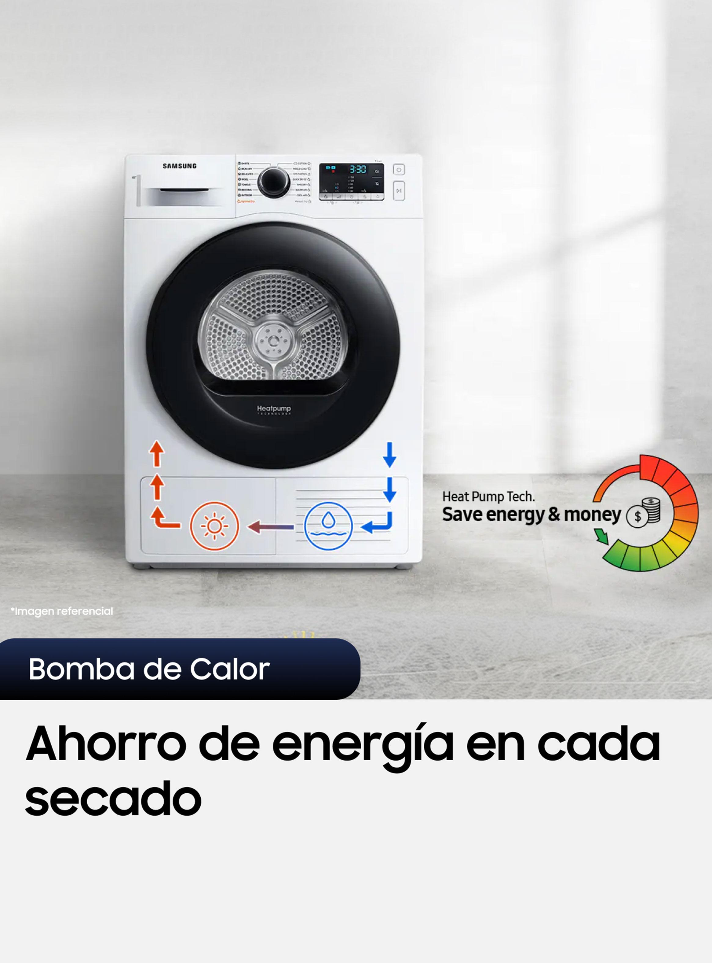 Lavadora Carga Superior 24 kg + Secadora Bomba de Calor 9kg-5