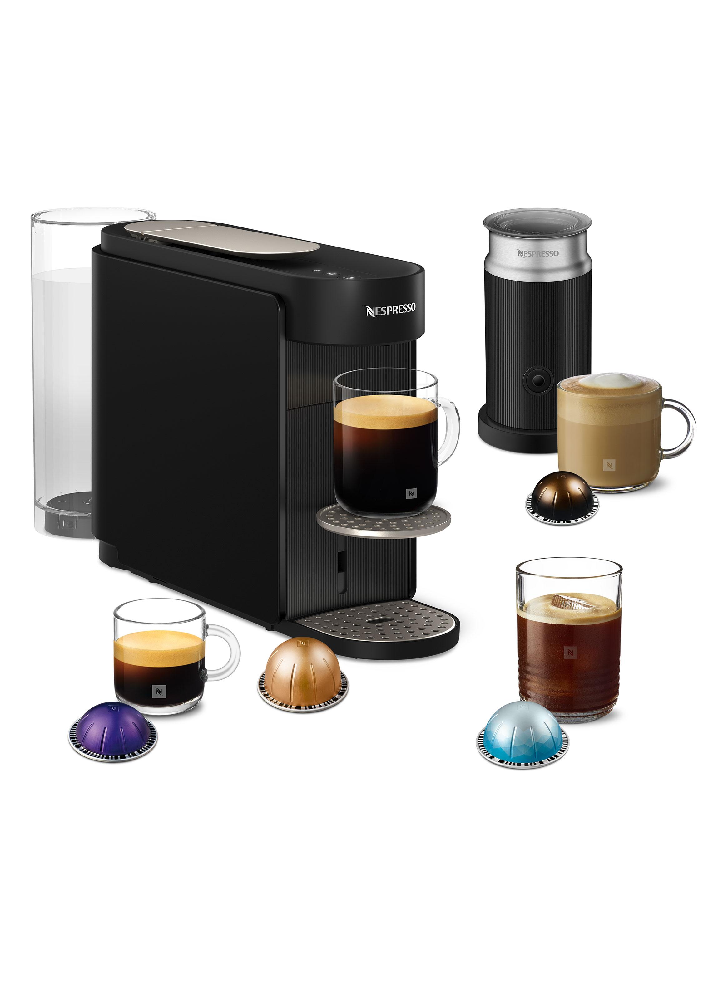 Cafetera de Cápsulas Vertuo UP con Espumador de Leche-1