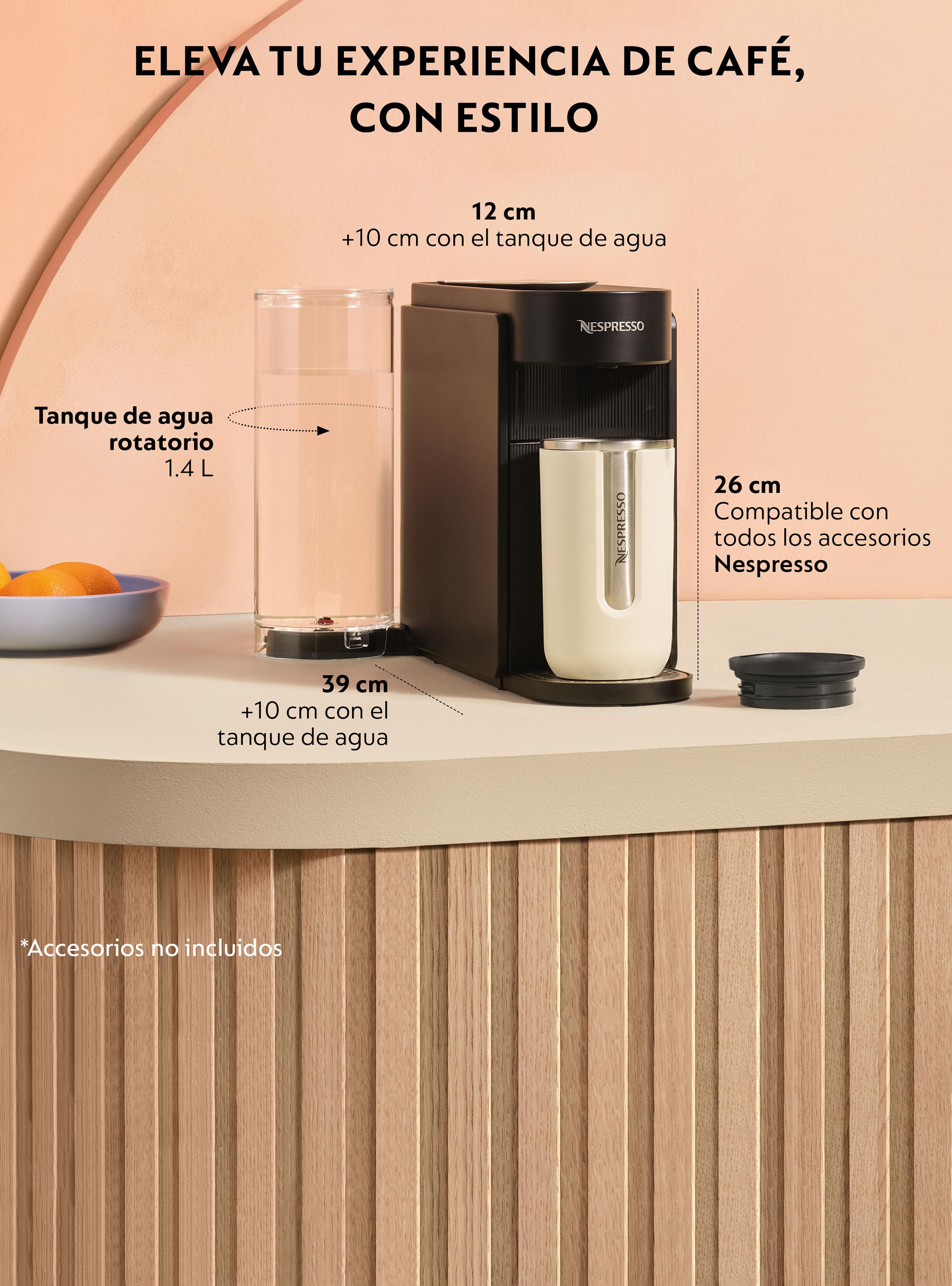 Cafetera de Cápsulas Vertuo UP con Espumador de Leche-4