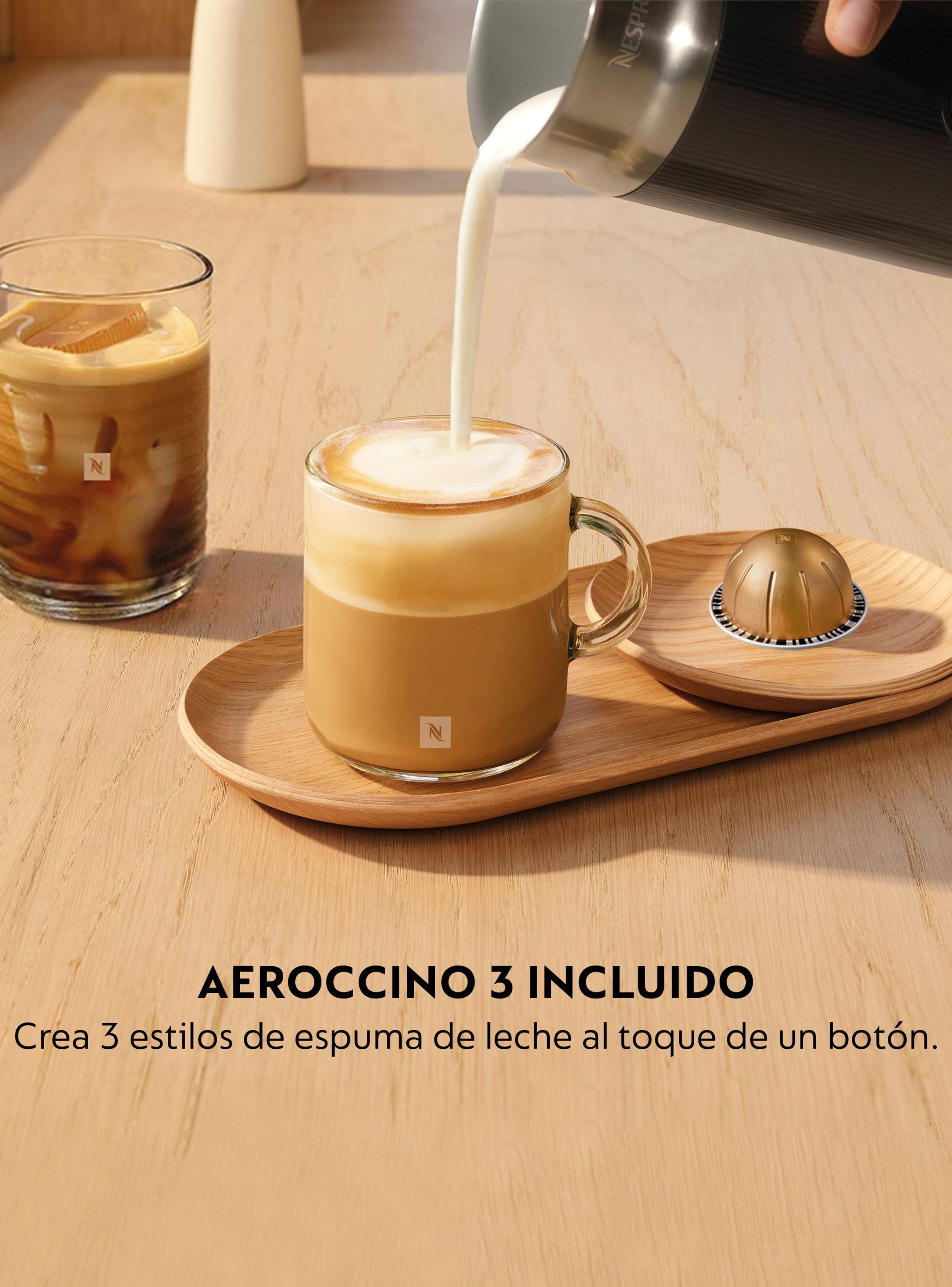 Cafetera de Cápsulas Vertuo UP con Espumador de Leche-7
