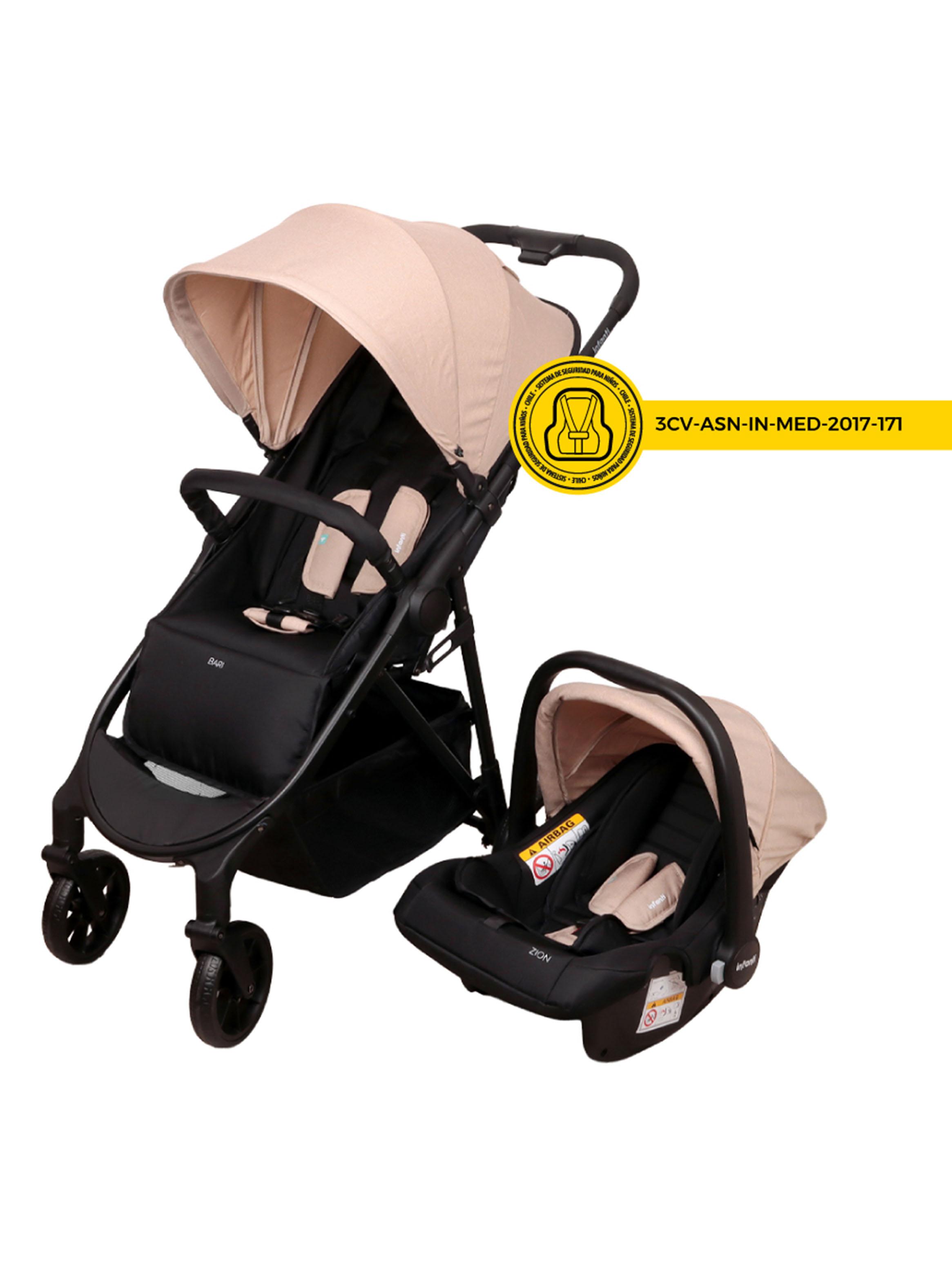 Coche Travel System Bari Beige Melange-1