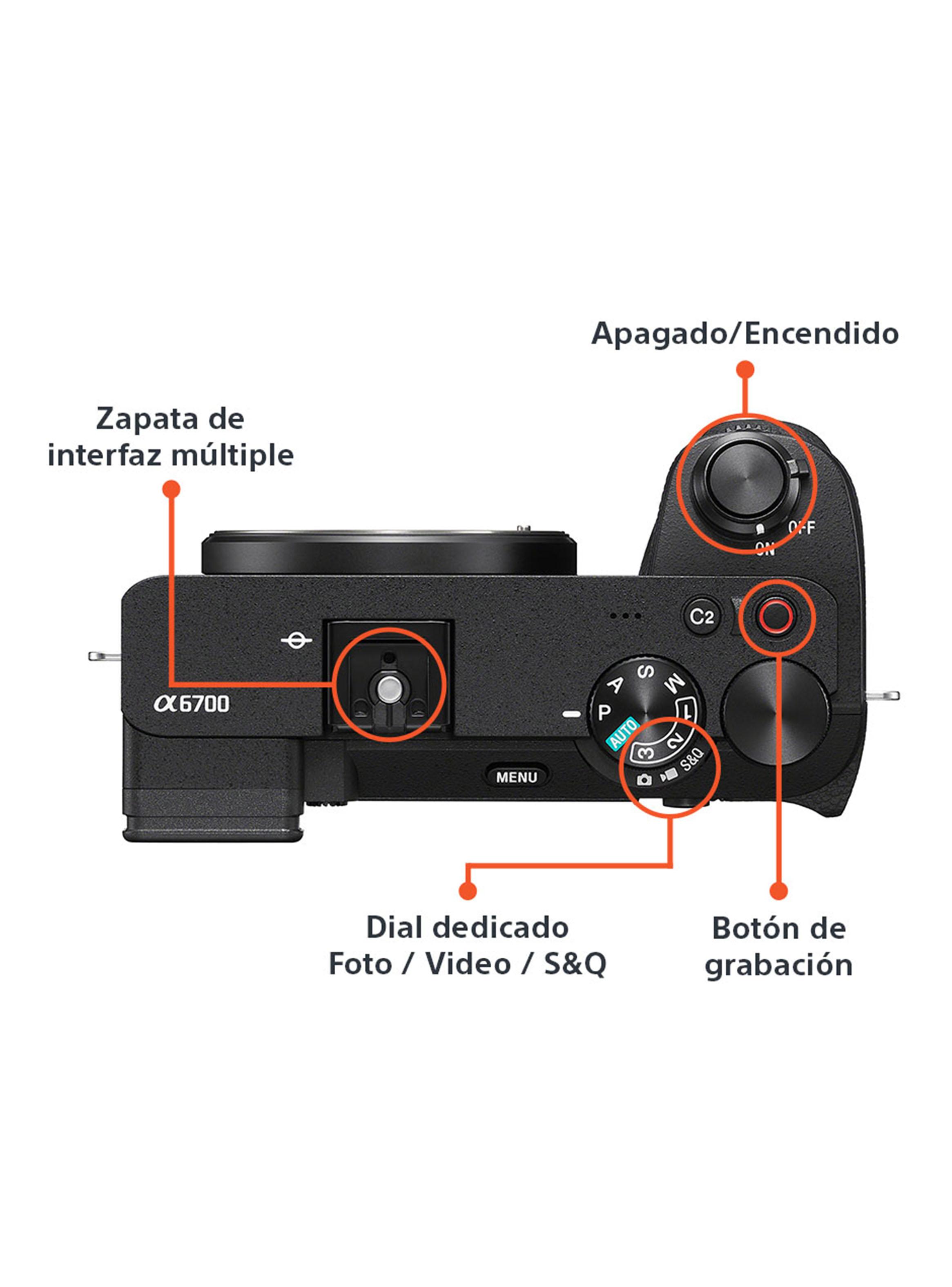 Cámara Profesional Premium con Montura EILCE-6700K-5