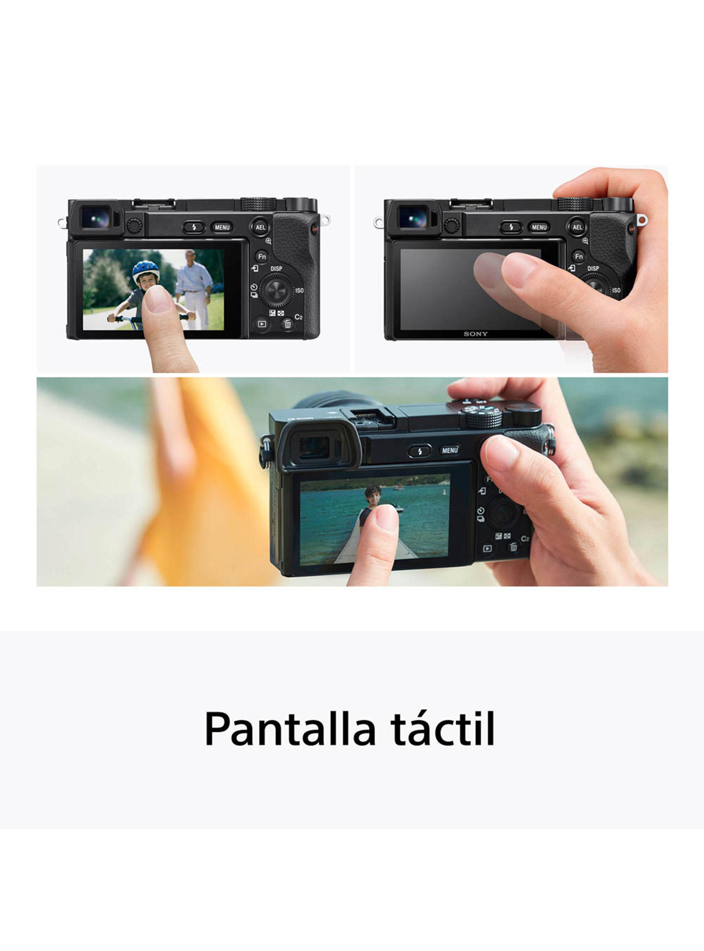 Cámara Profesional Digital Mirrorless APS-C ILCE-6100K + Lente SELP16502-8