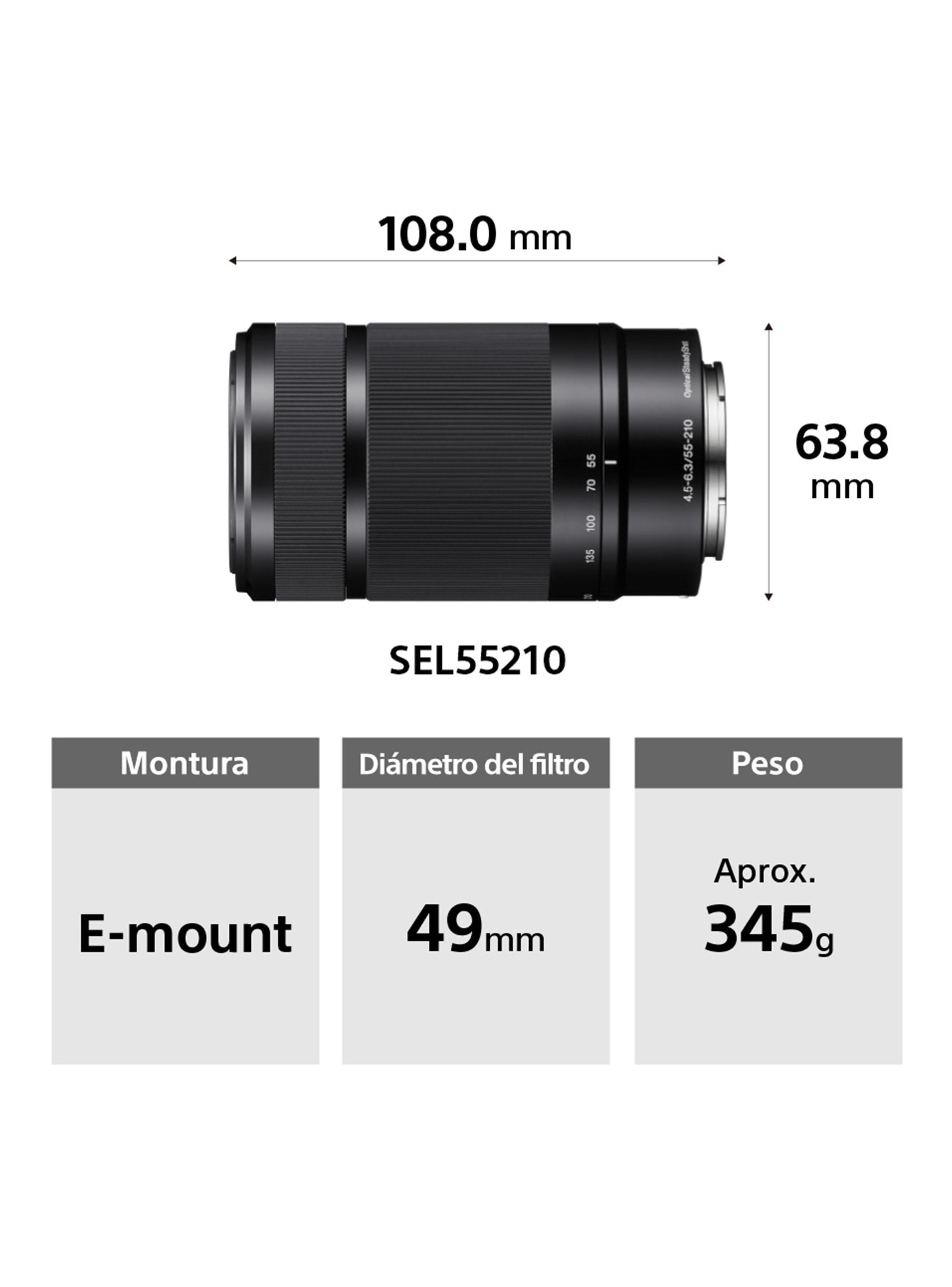 Cámara Profesional Digital Mirrorless APS-C ILCE-6100X + Lente SELP16502 + Lente SEL55210-3