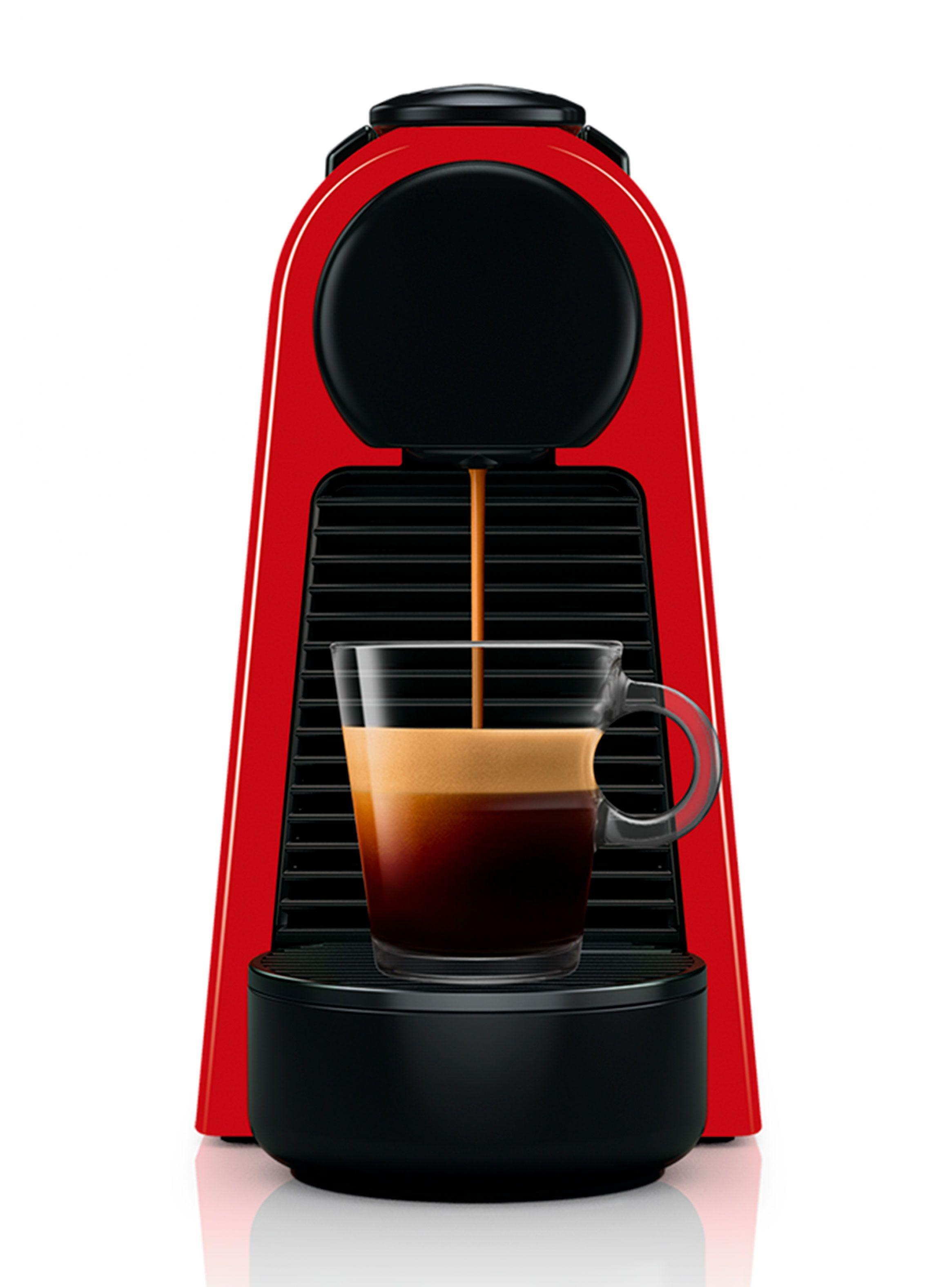 Cafetera de Cápsulas Essenza Mini Roja + Espumador de Leche Aeroccino 3-3