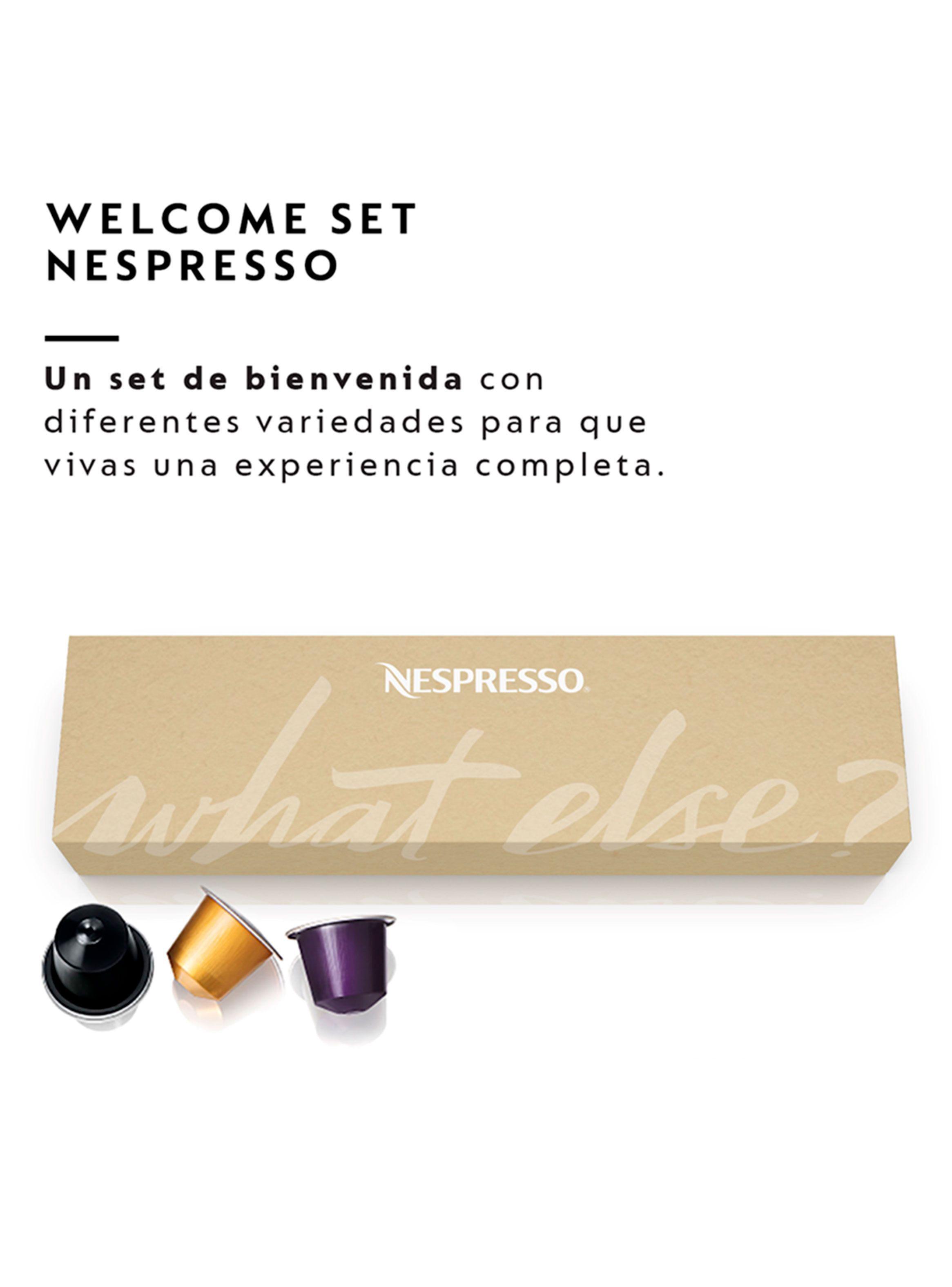 Cafetera de Cápsulas Essenza Mini Negra + Espumador de Leche Aeroccino 3-6