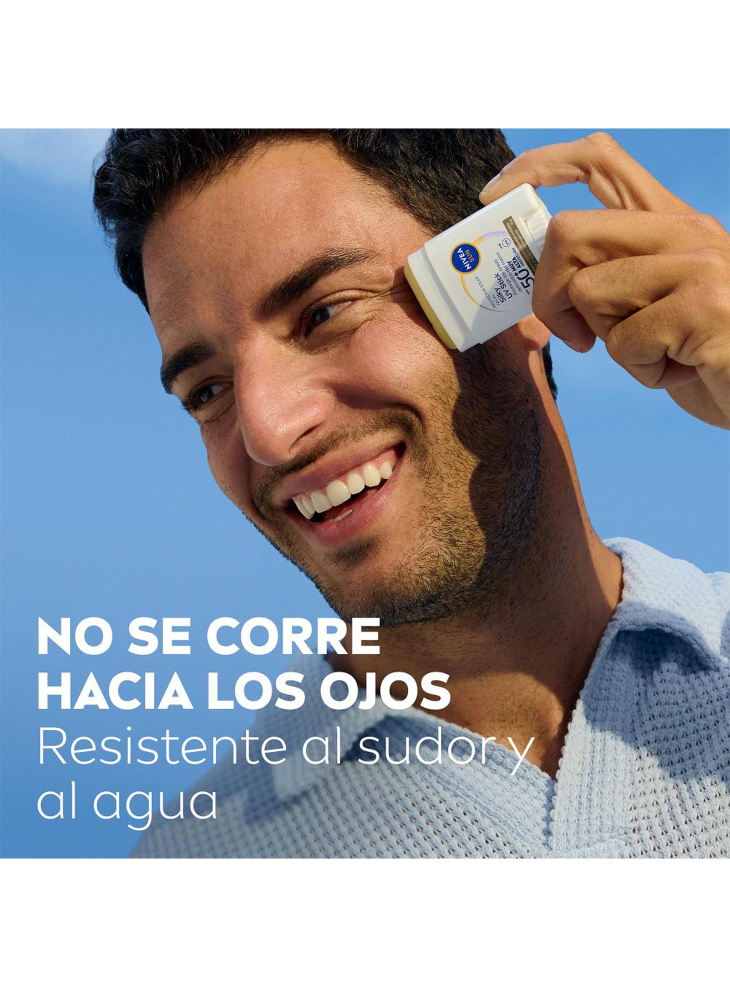 Protector Solar Facial Nivea Sun UV Stick Barra SPF50+ 15 g-5
