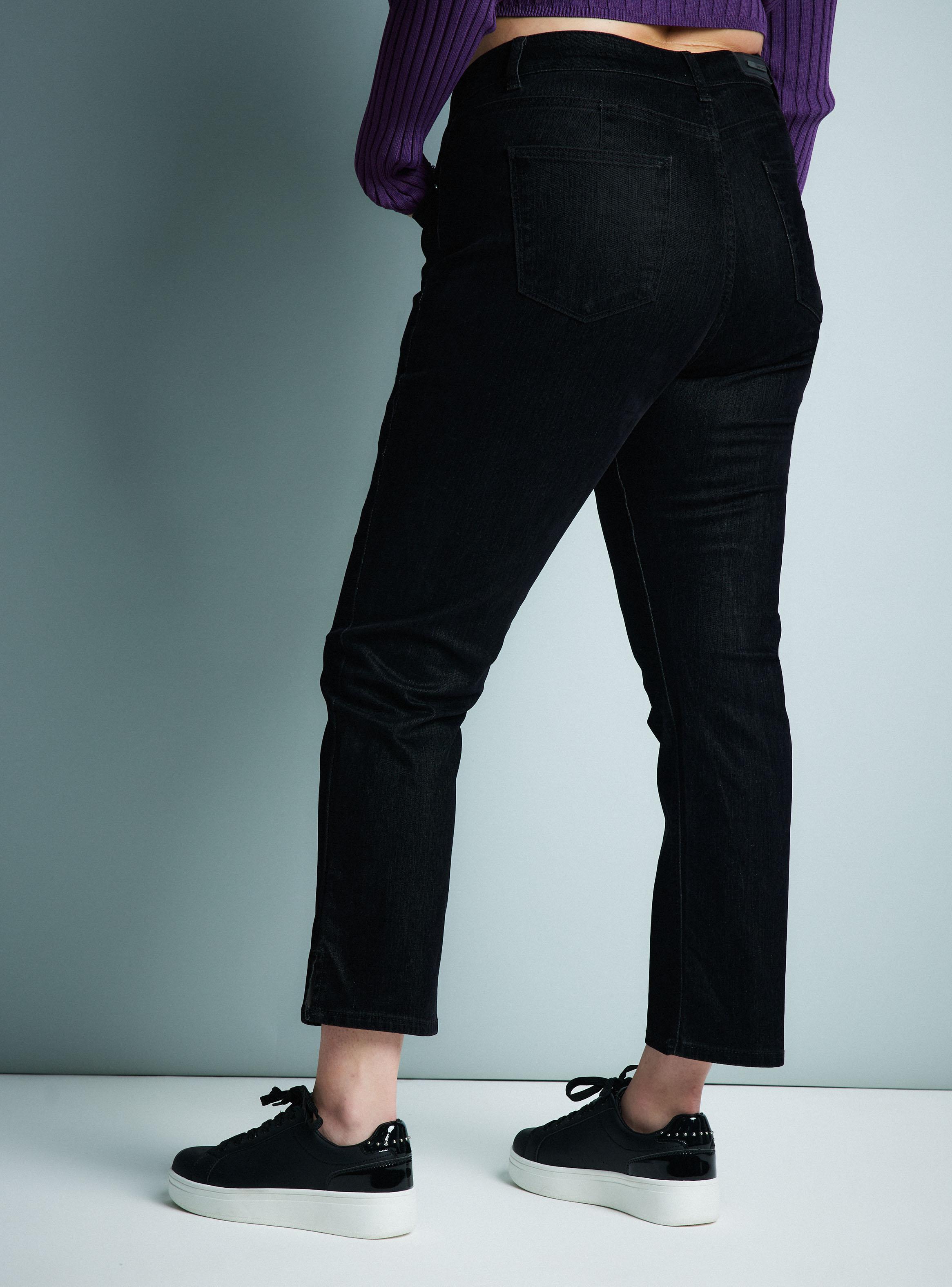 Jeans Superficie Terciopelo Negro-7
