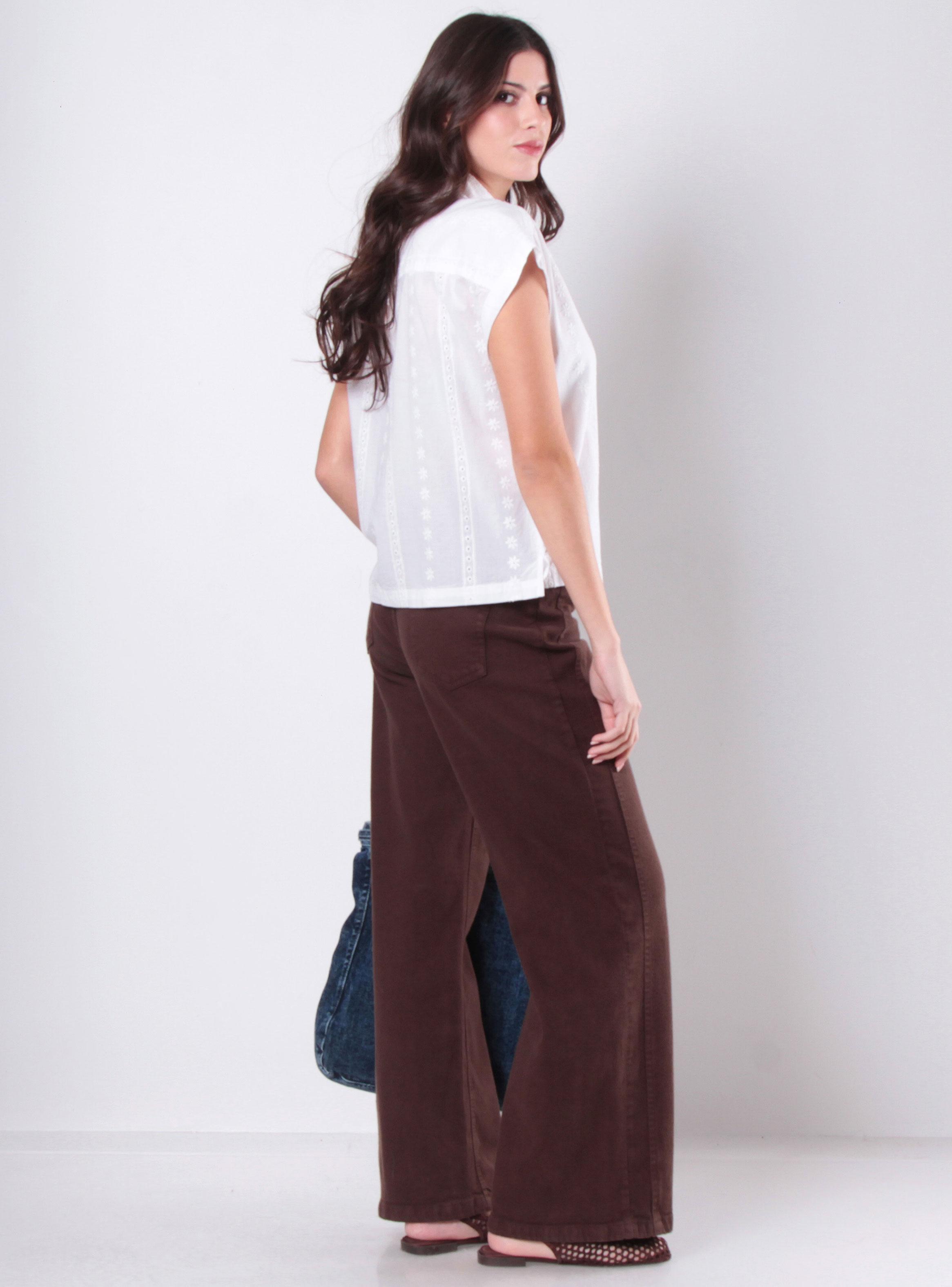 Blusa Embroidery Abotonada-4