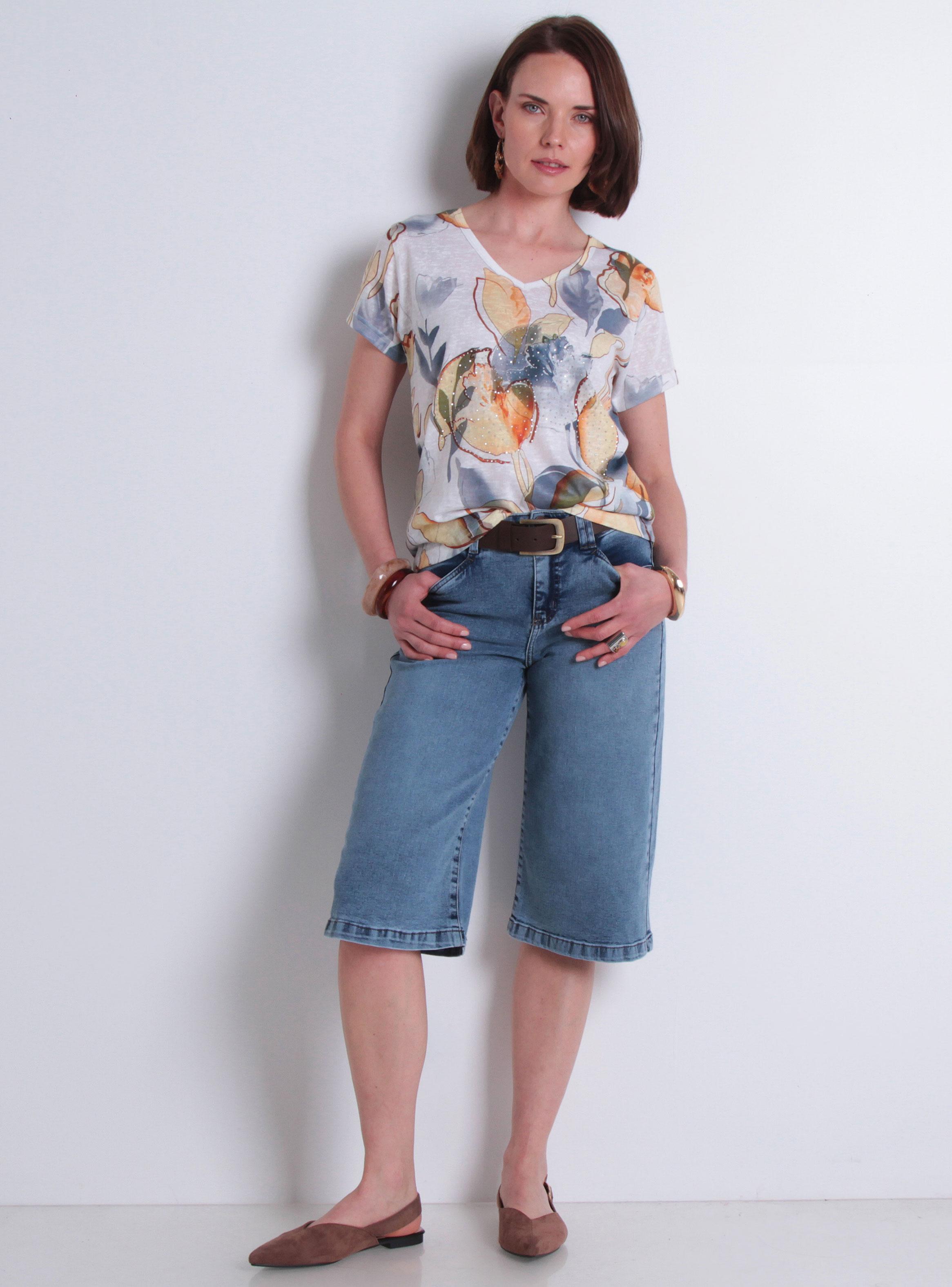 Polera Sublimada con Escote V-3
