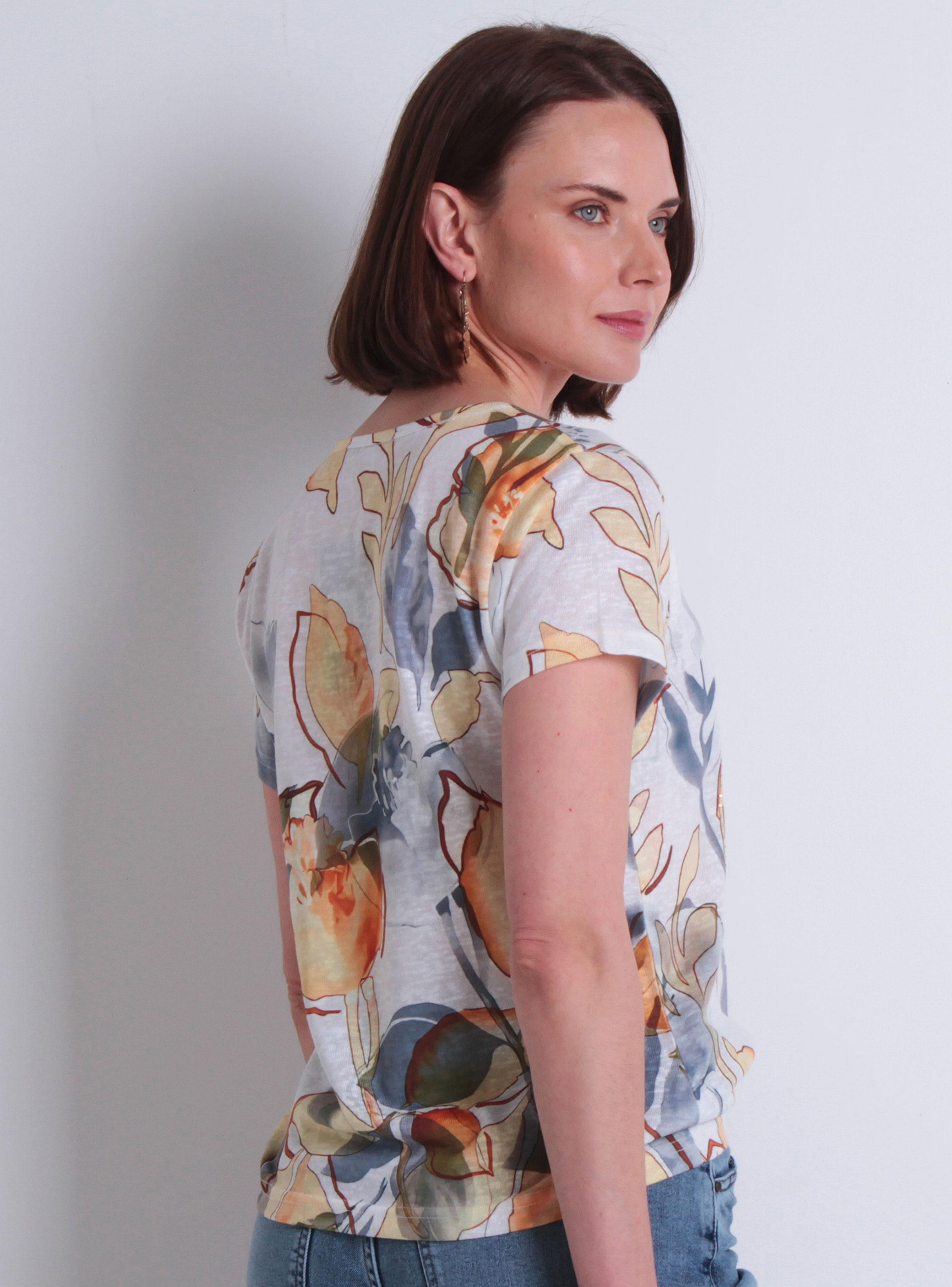 Polera Sublimada con Escote V-1