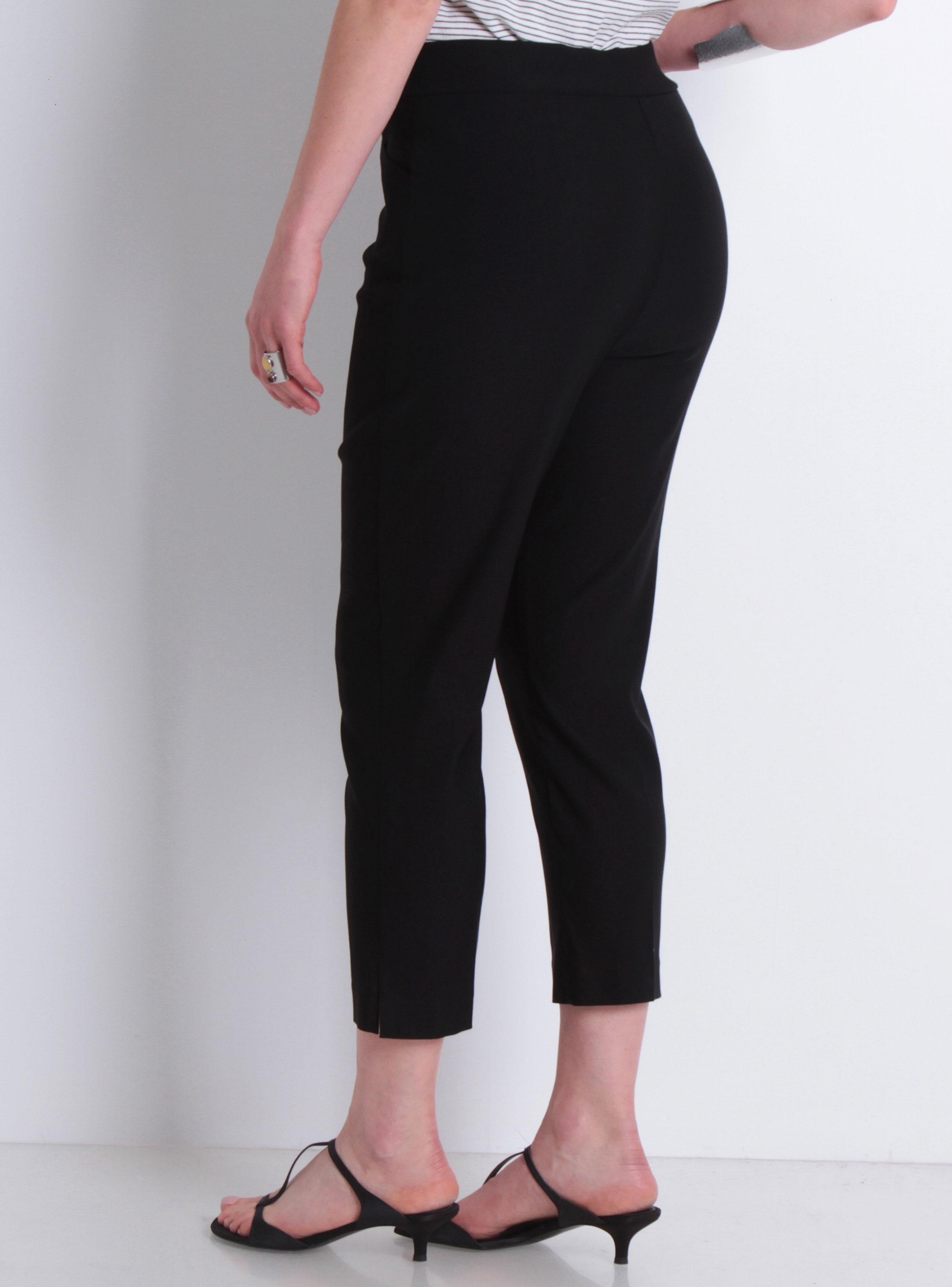 Pantalón Crop Tiro Alto Pretina Media Elasticada 1582-1