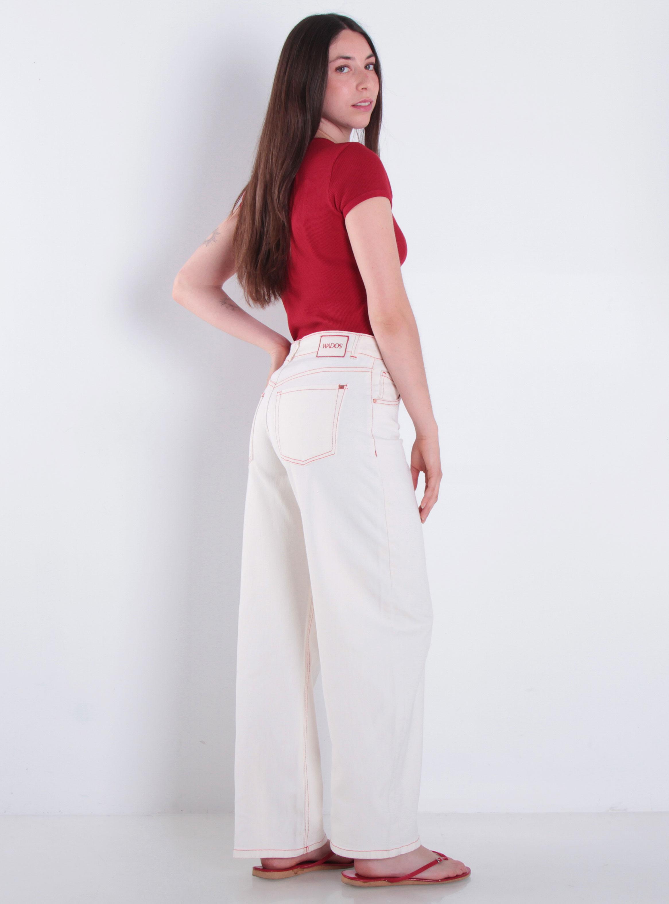 Jeans Ballon Tiro Alto Pretina Jennie-4