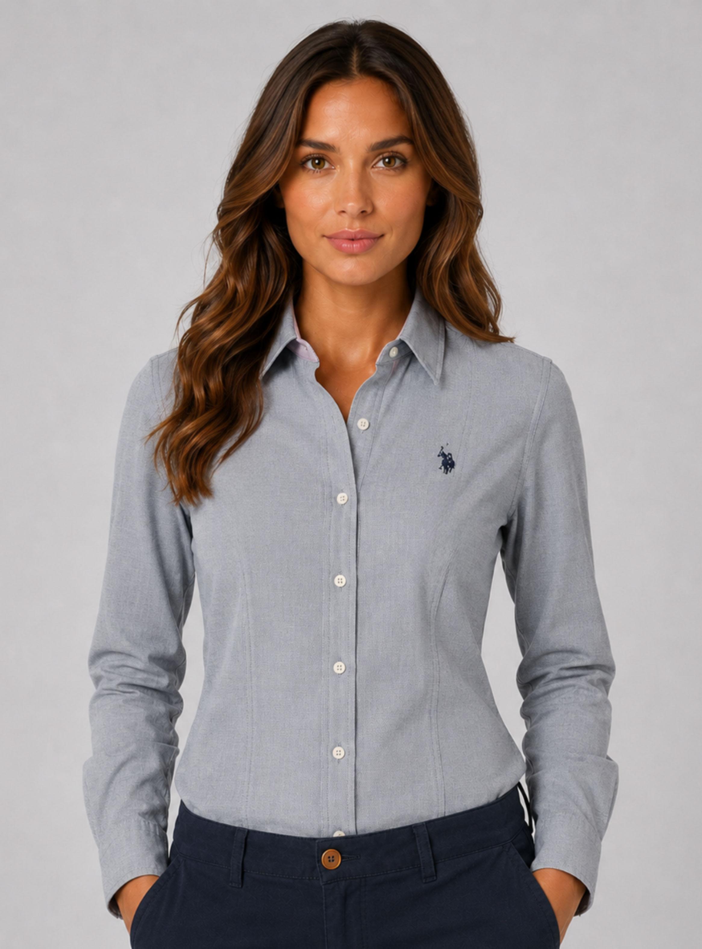 Camisa Casual con Botón-0
