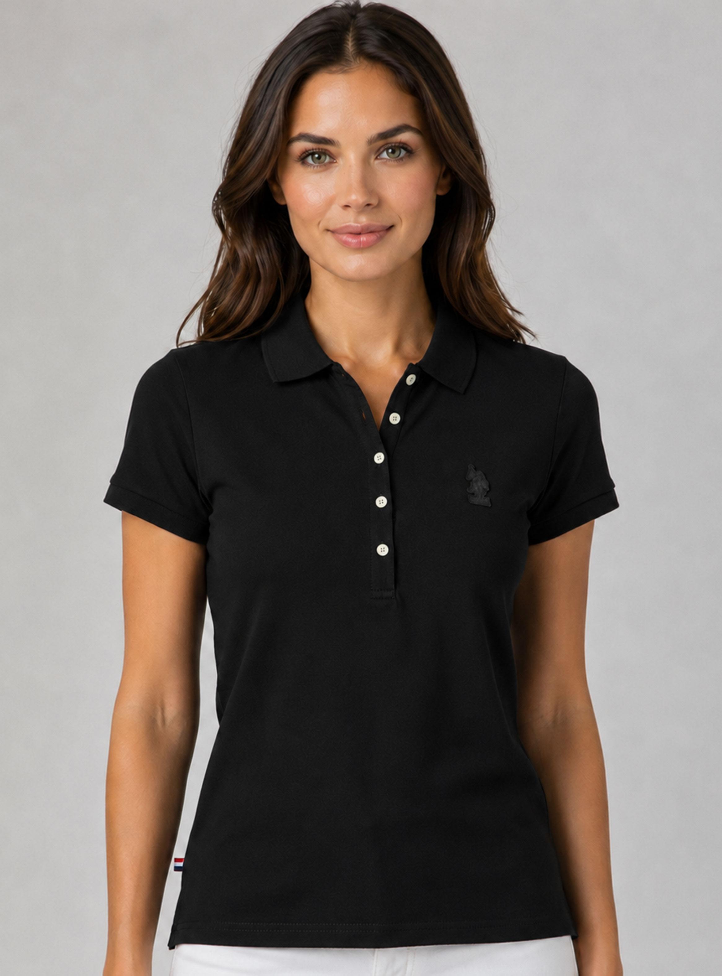 Polera Cuello V Manga Corta 1000-0