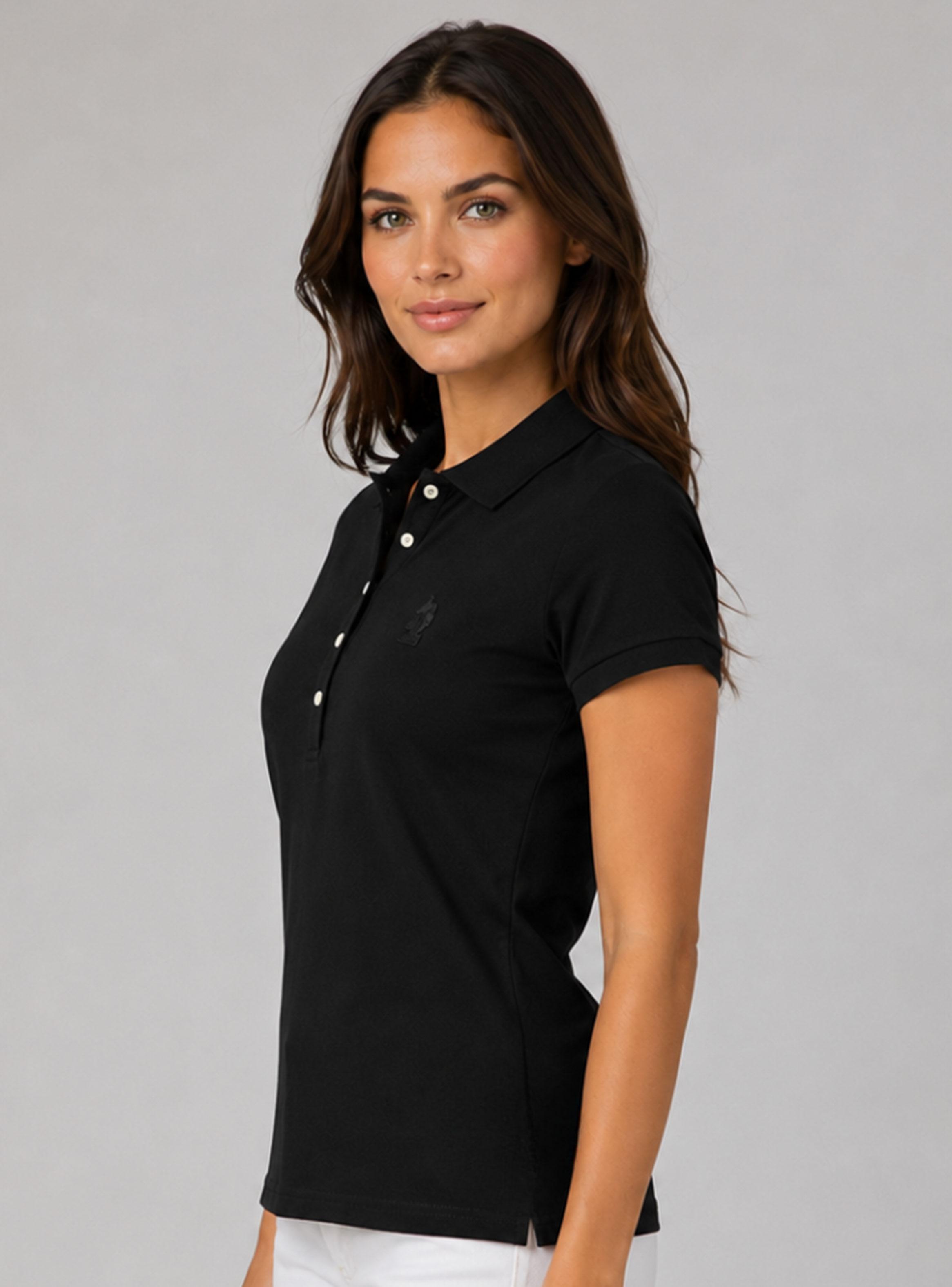 Polera Cuello V Manga Corta 1000-2