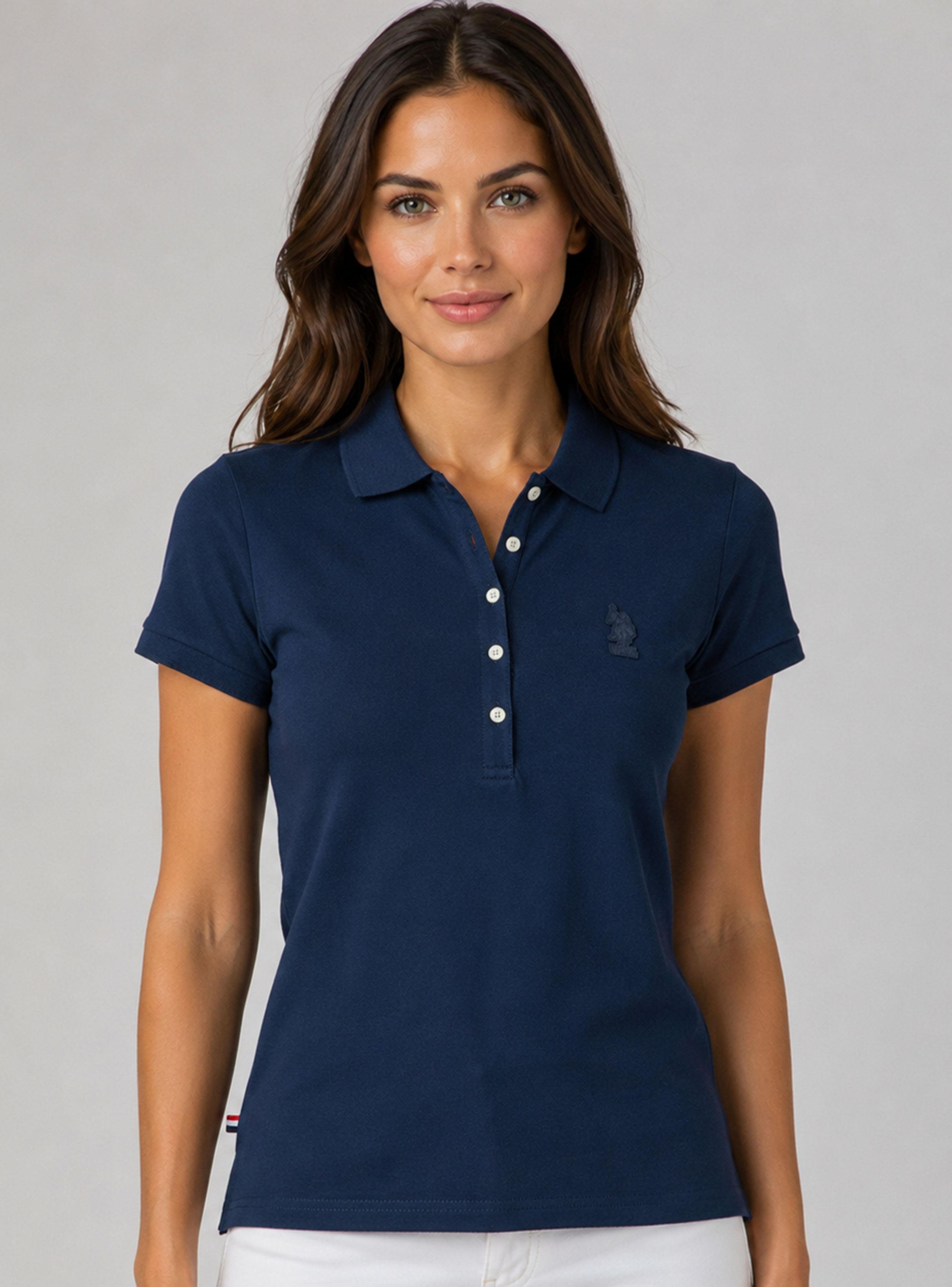 Polera Cuello V Manga Corta 1000-0