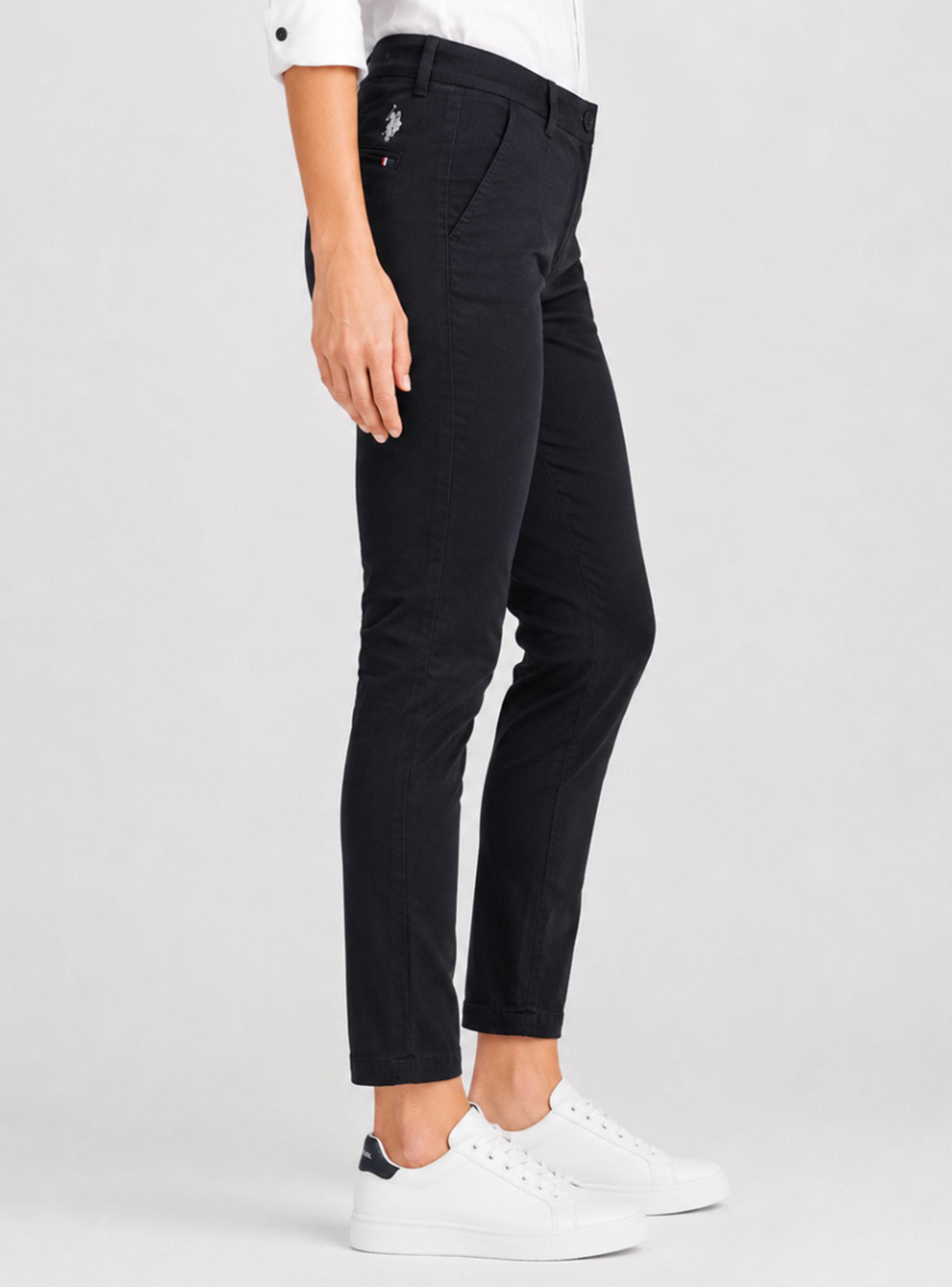 Pantalón Casual con Botón-2