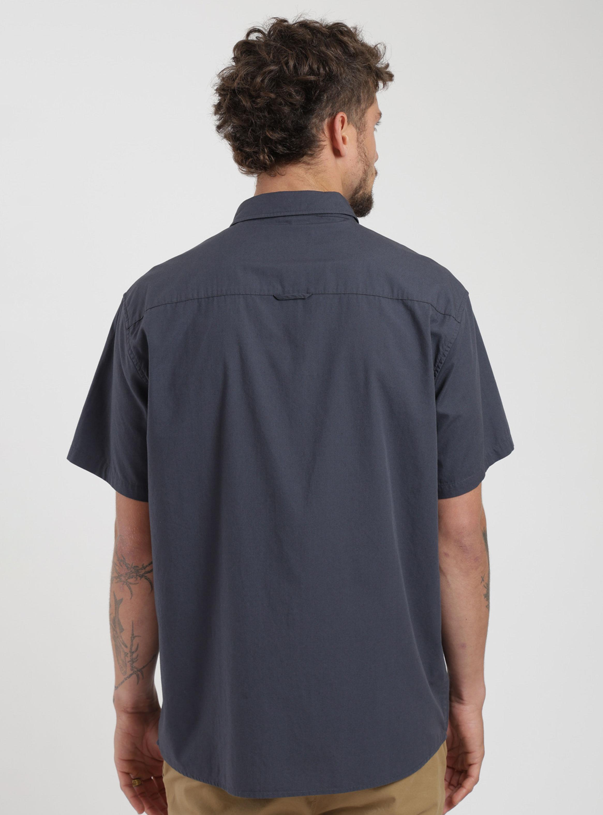 Camisa Manga Corta Algodón Bolsillo-1