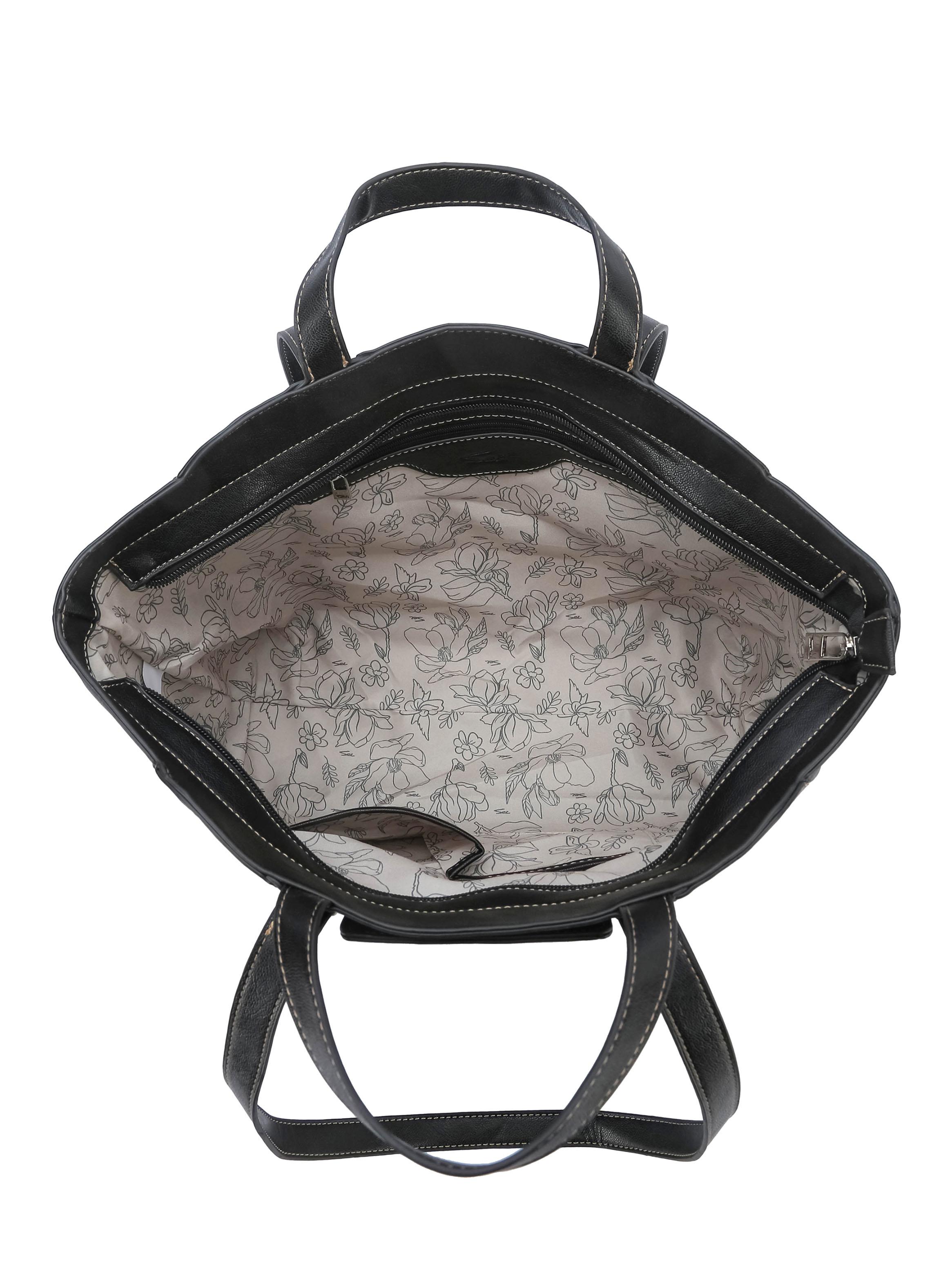 Cartera de Hombro Minimalista Bellflower Negro-3