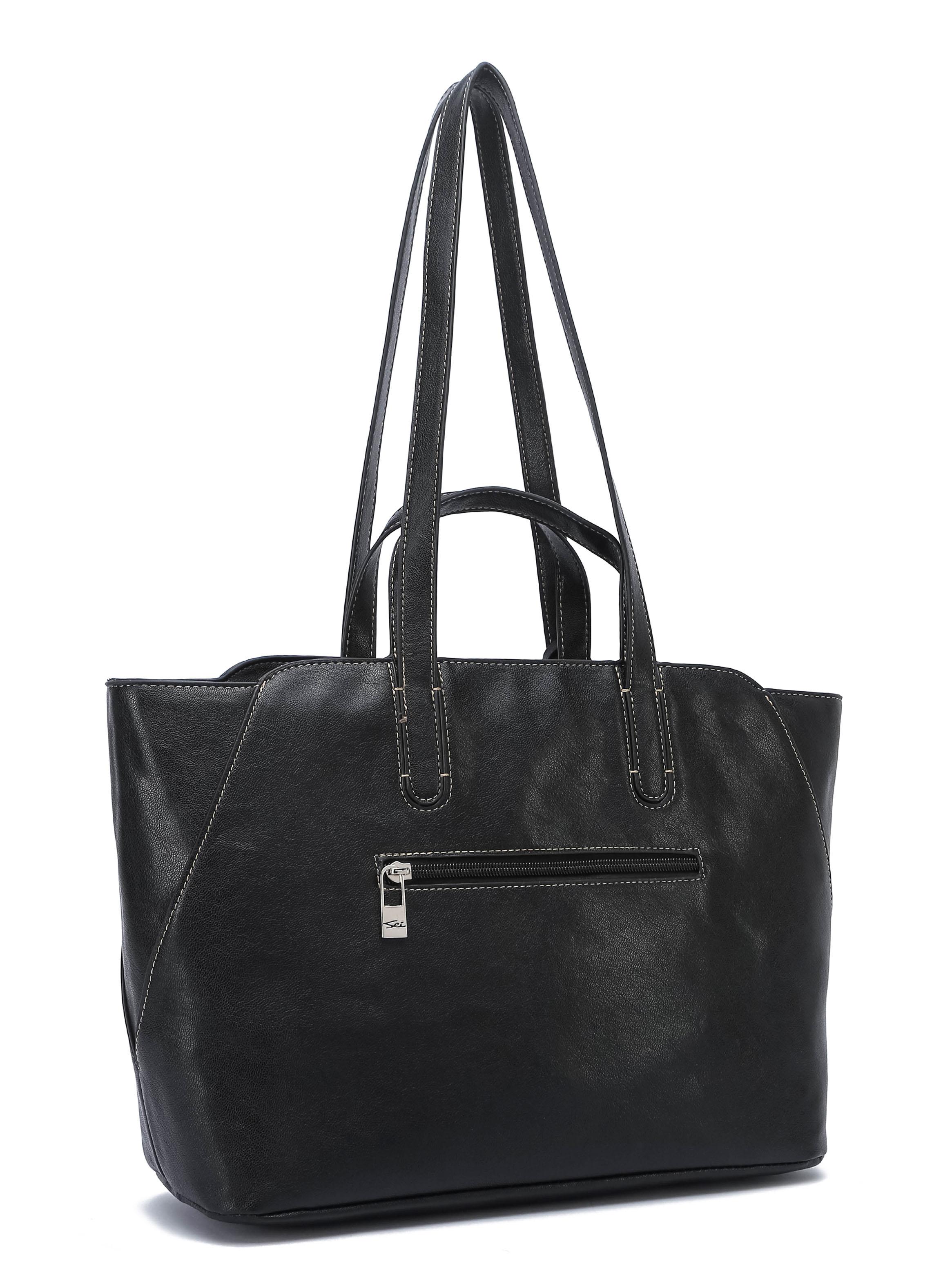 Cartera de Hombro Minimalista Bellflower Negro-2