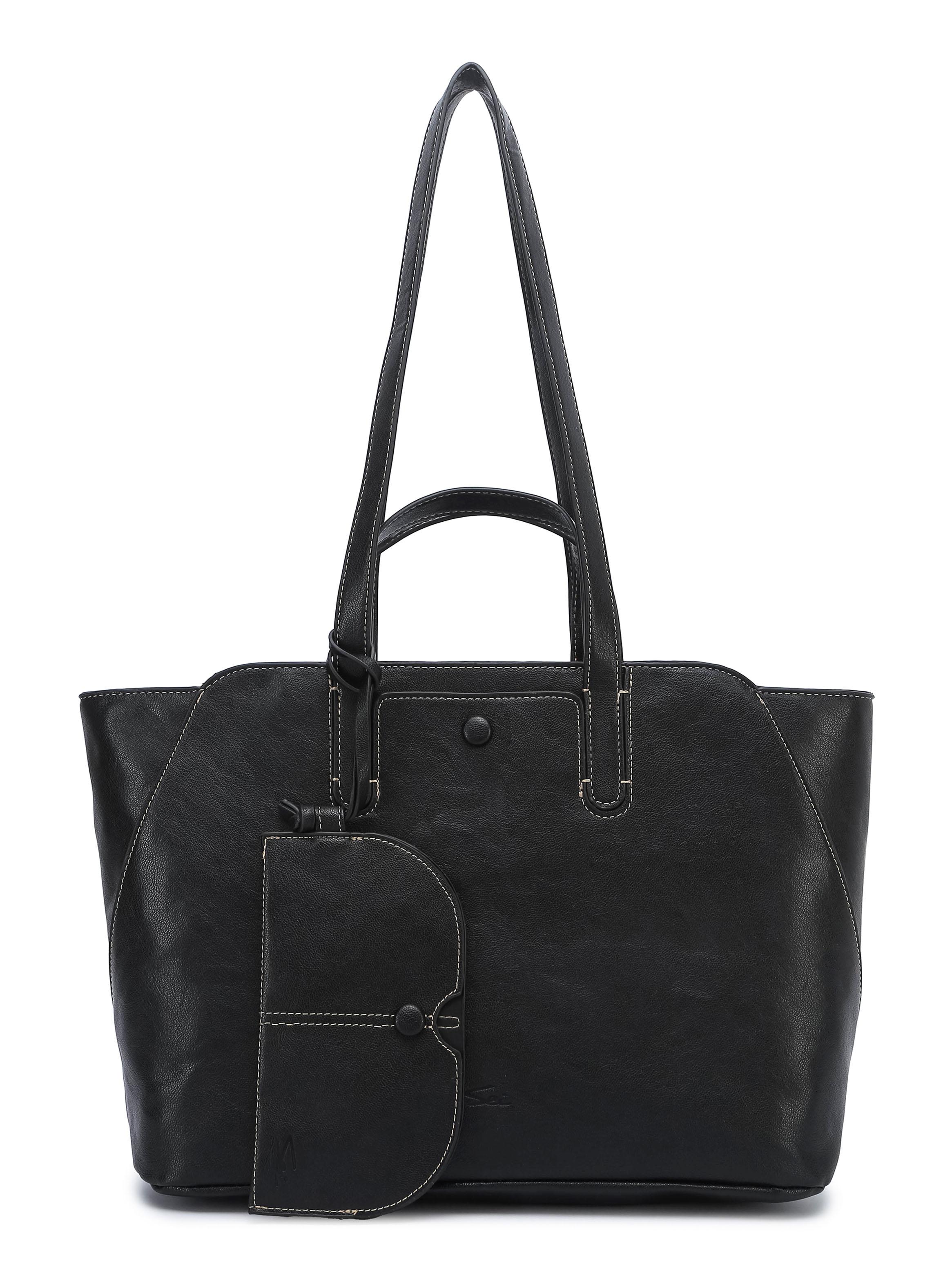 Cartera de Hombro Minimalista Bellflower Negro-0