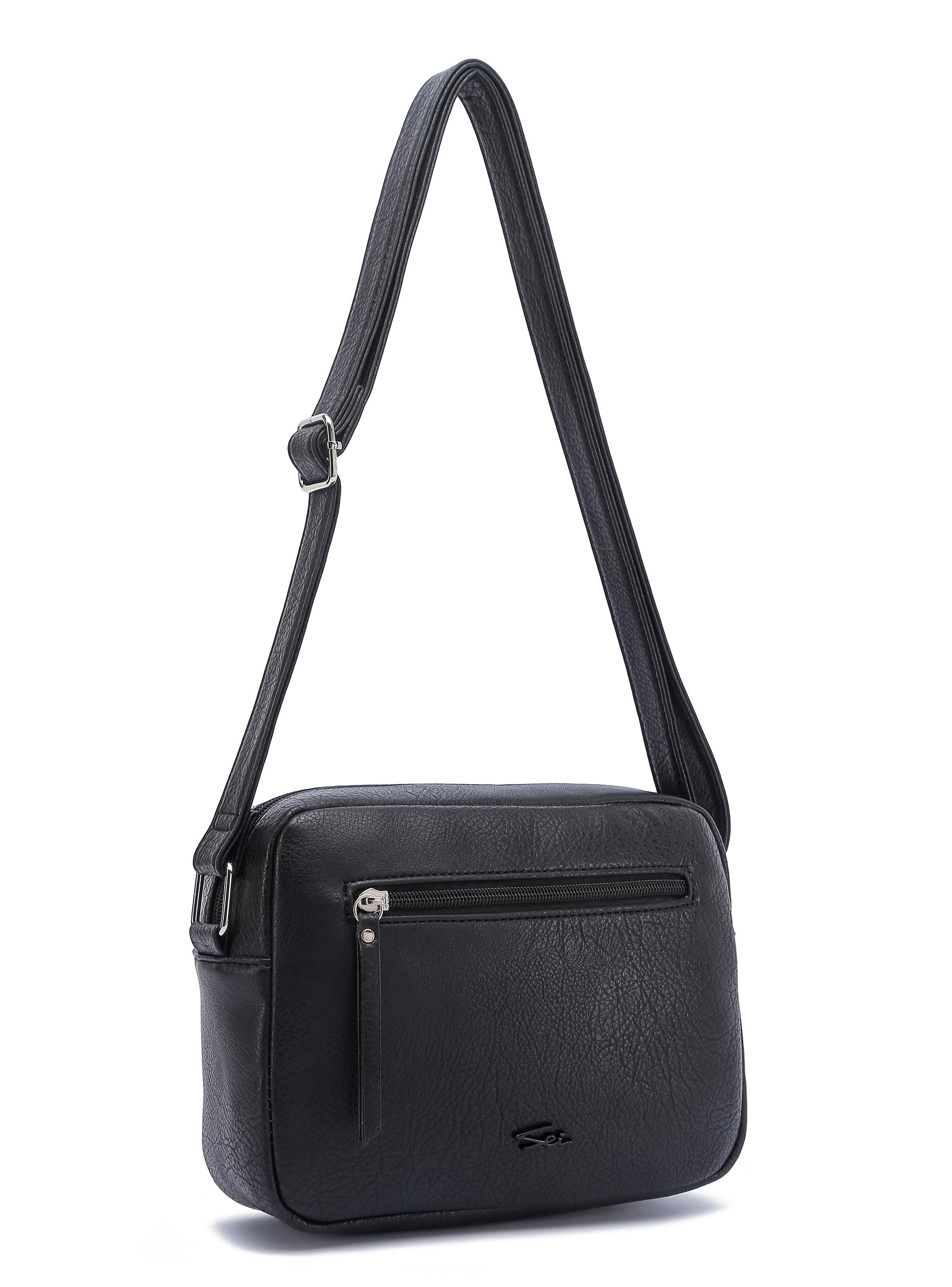 Bandolera Minimalista Gazania Negro-2