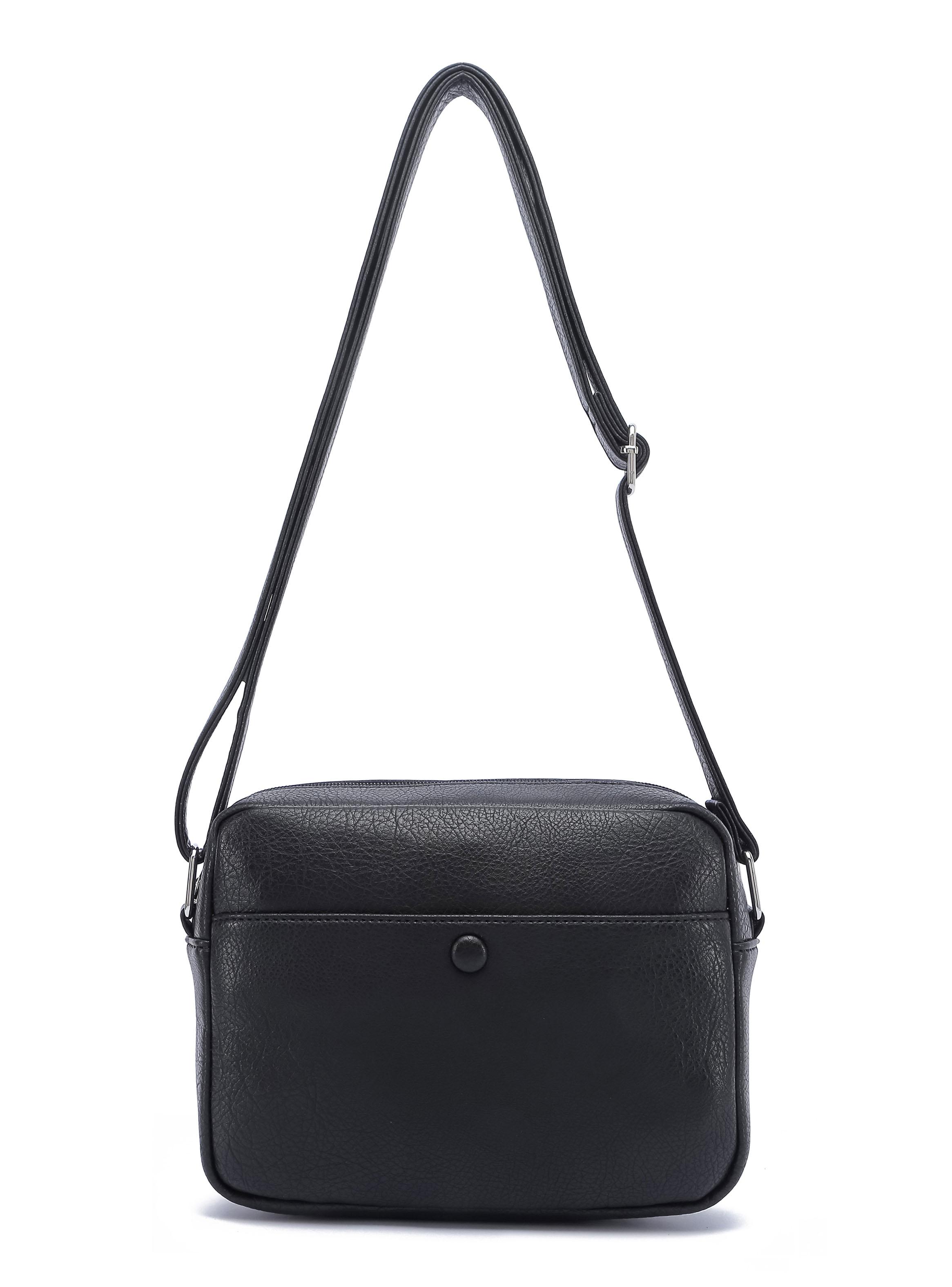 Bandolera Minimalista Gazania Negro-0