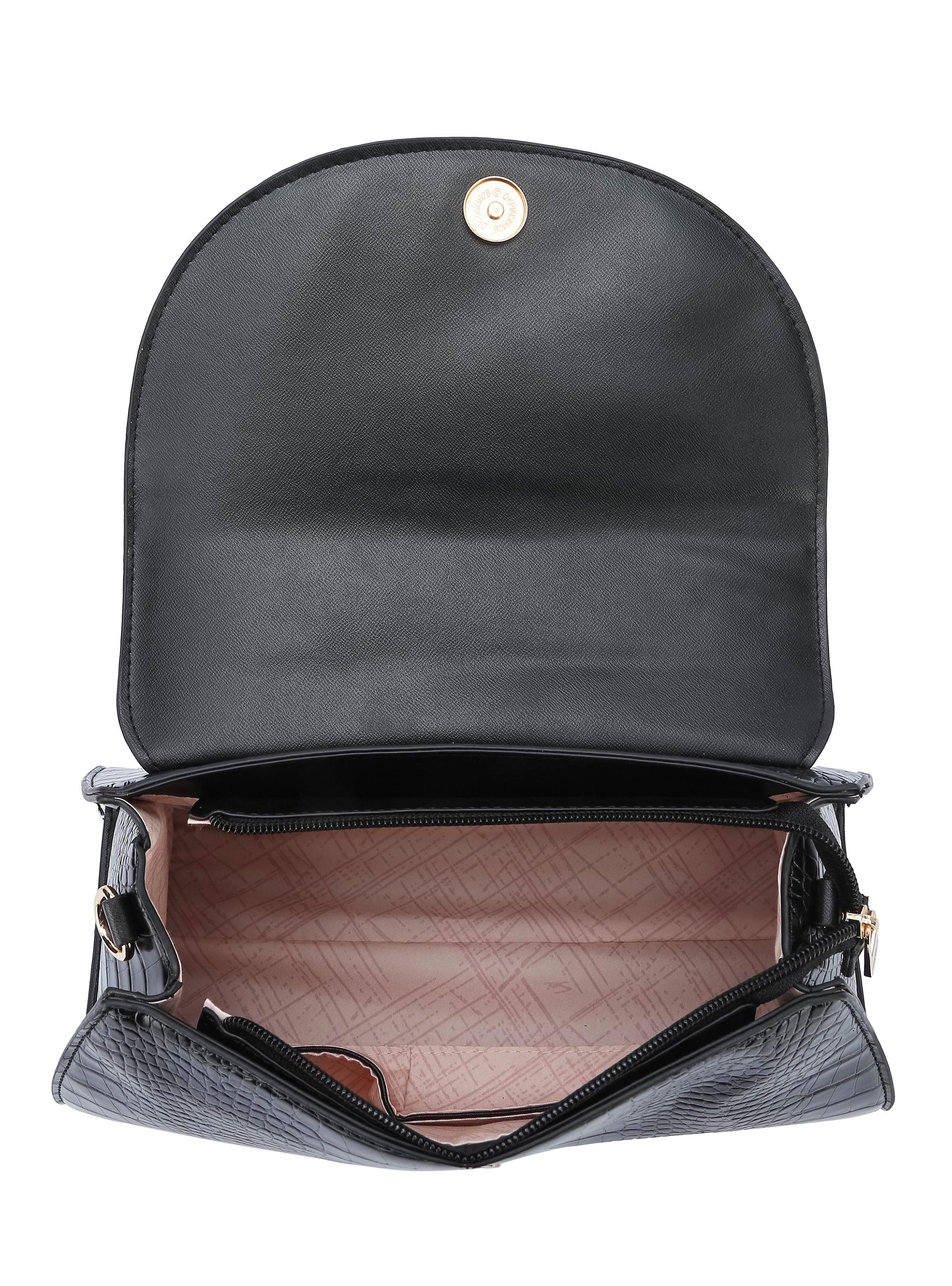 Bandolera Croco Baobab Negro-3
