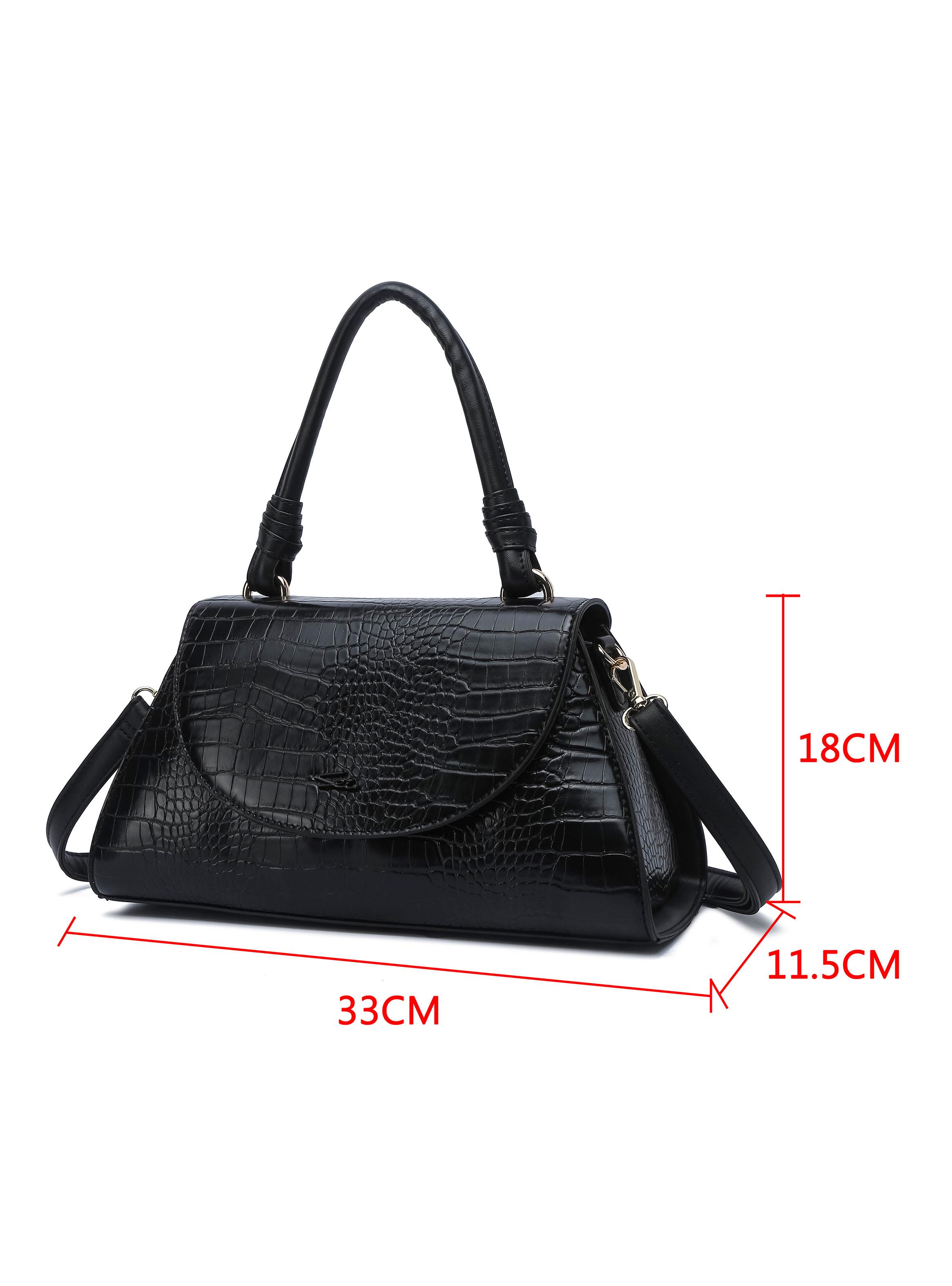 Bandolera Croco Baobab Negro-1