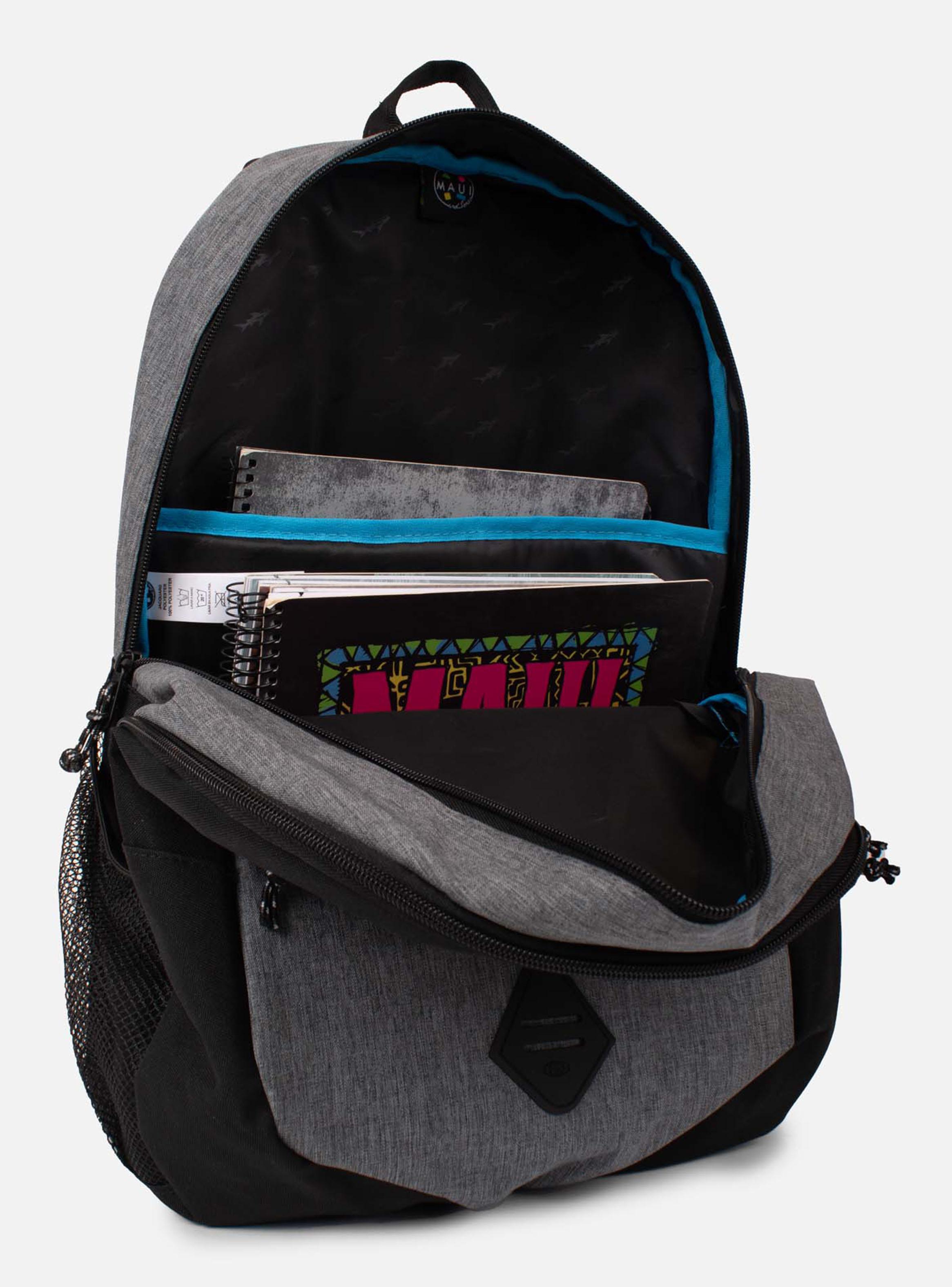 Mochila Escolar Grey Melange-3