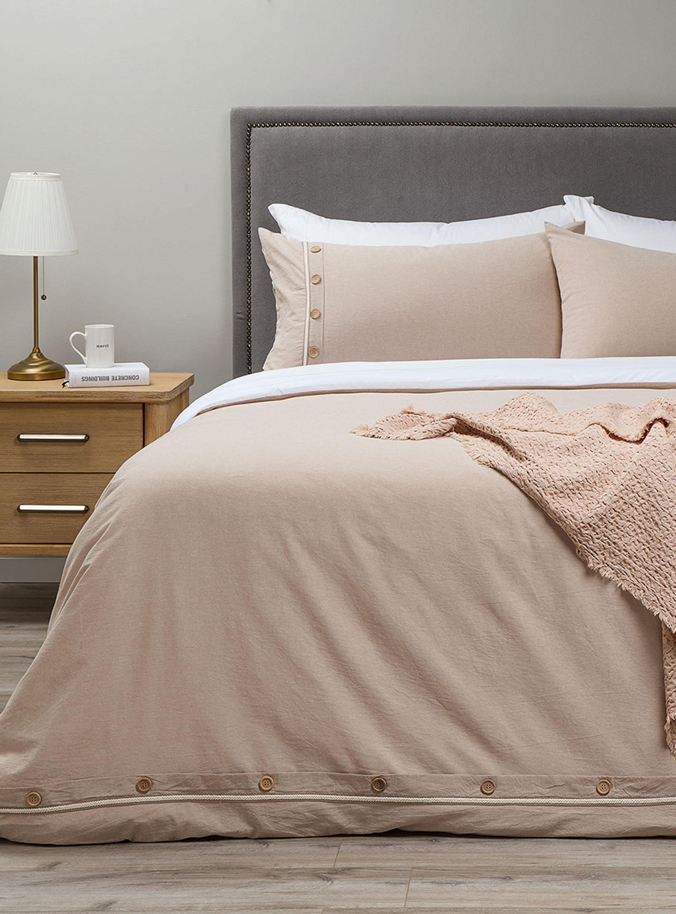 Funda de Plumón Algodón Lanín Arena King-0