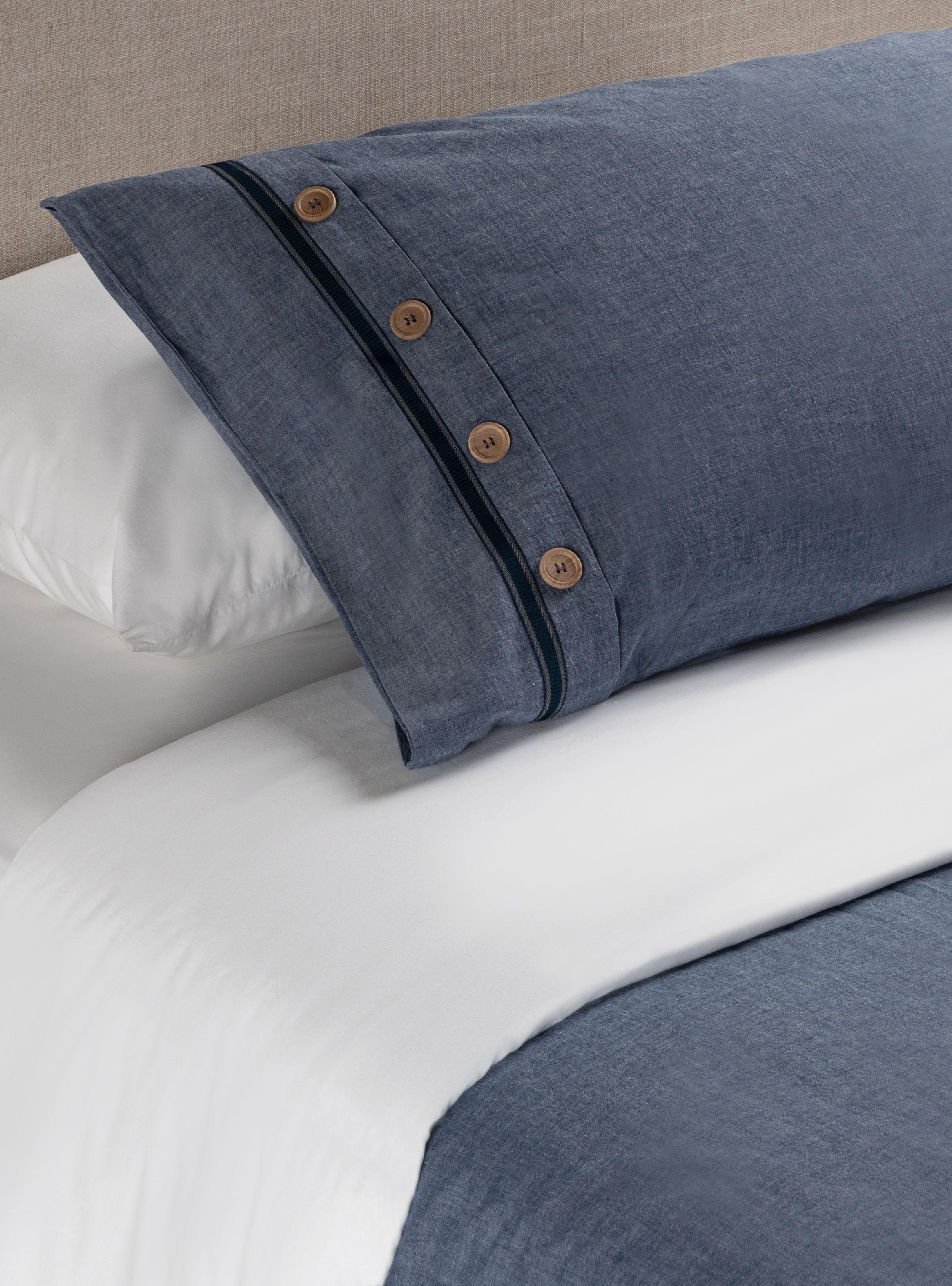 Funda de Plumón Algodón Lanín Denim 1.5 Plazas-2