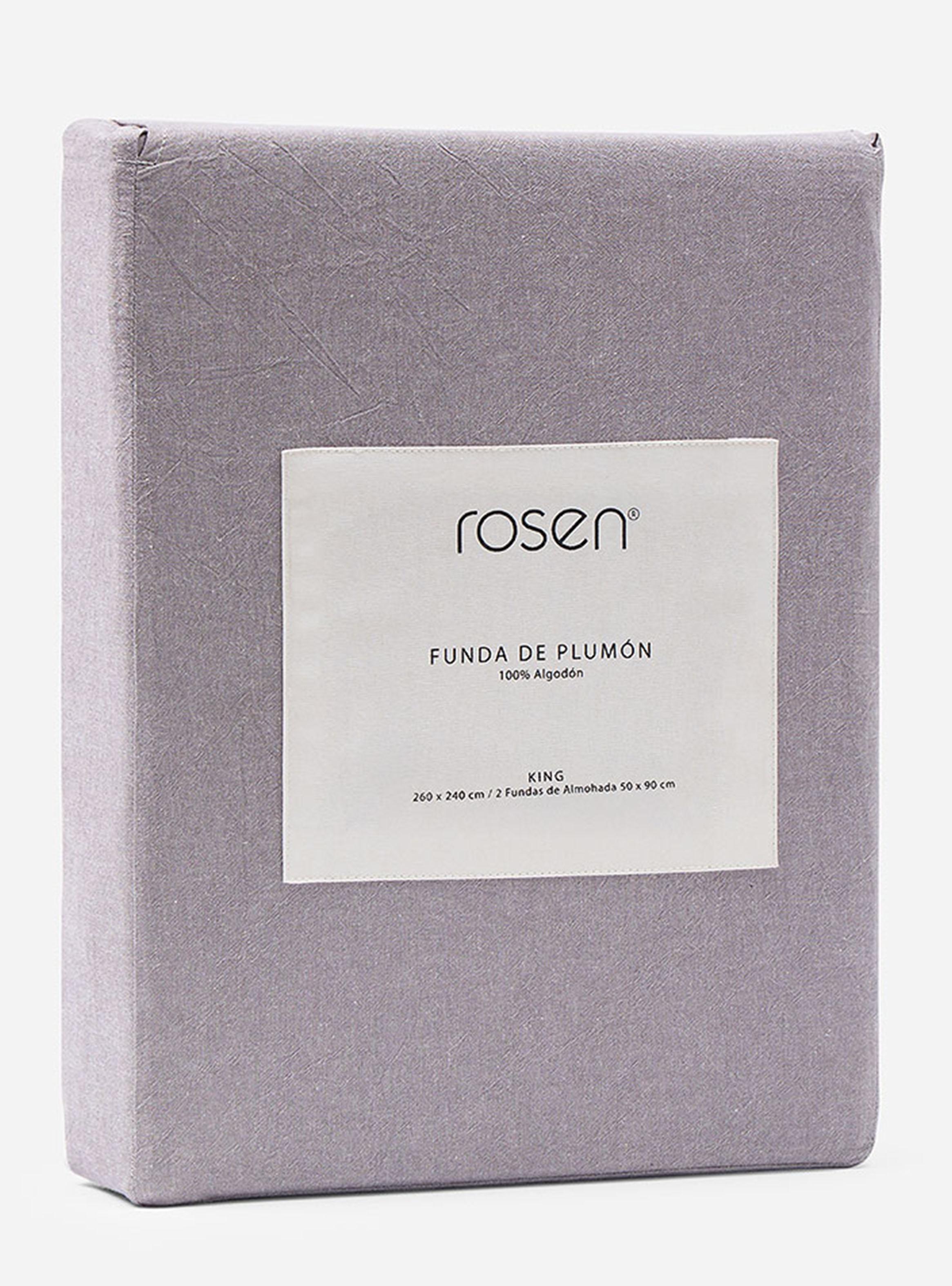 Funda de Plumón Algodón Lanín Gris Super King-3