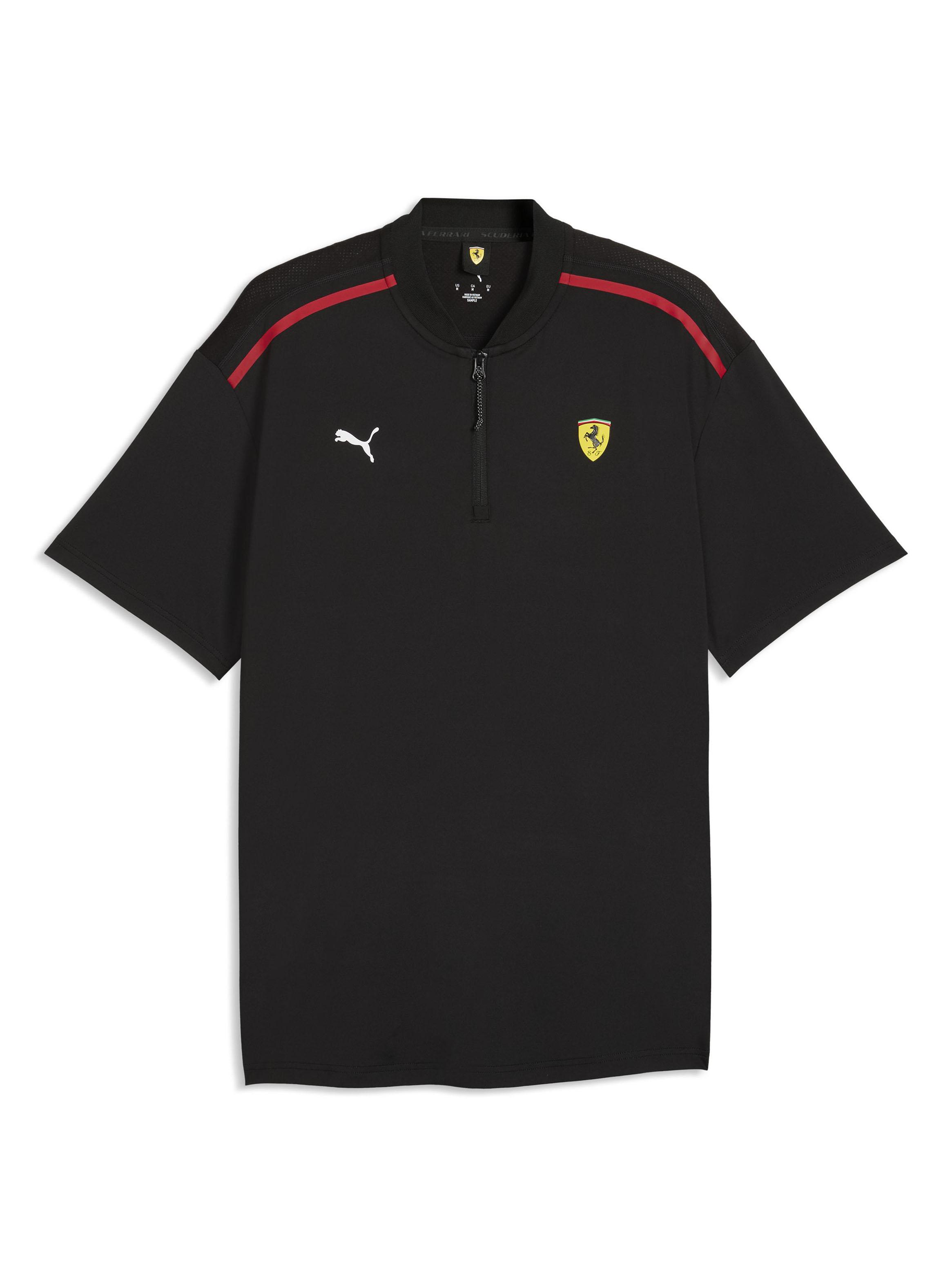Polera Medio Zipper Ferrari Prem-1
