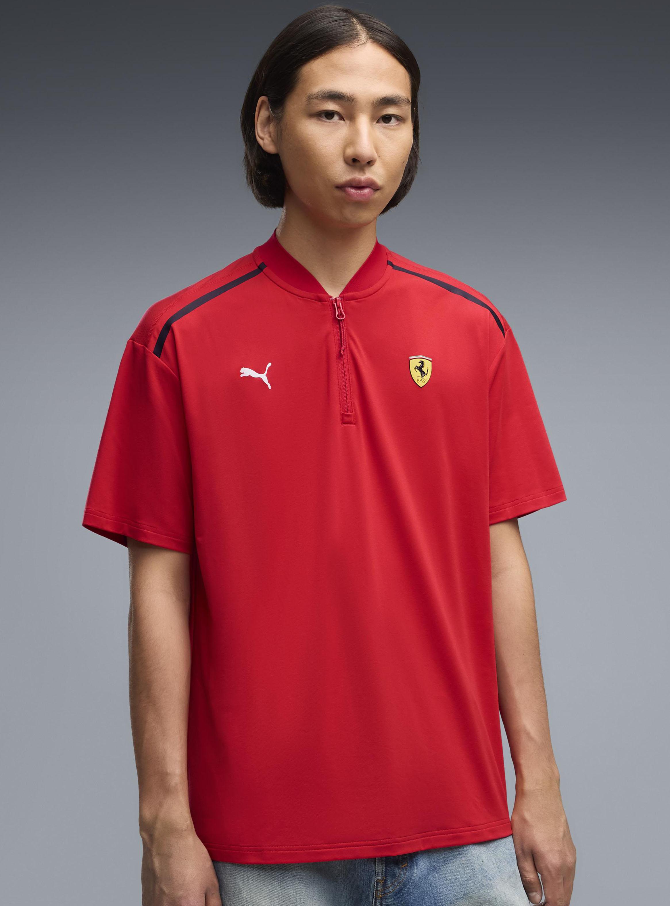 Polera Print Ferrari Prem Medio Cierre-0