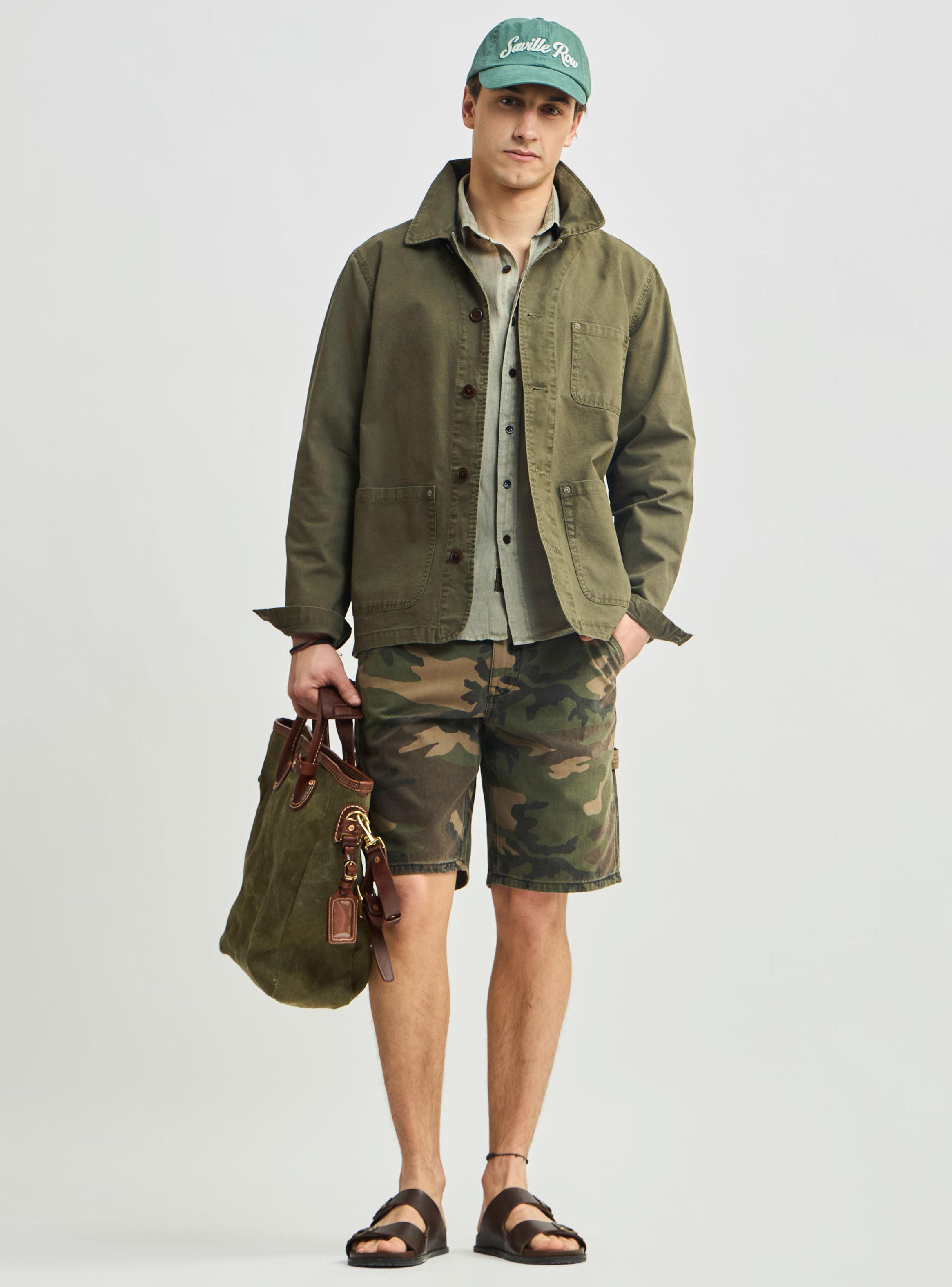 Casaca Coverall Utility Algodón Vintage-3