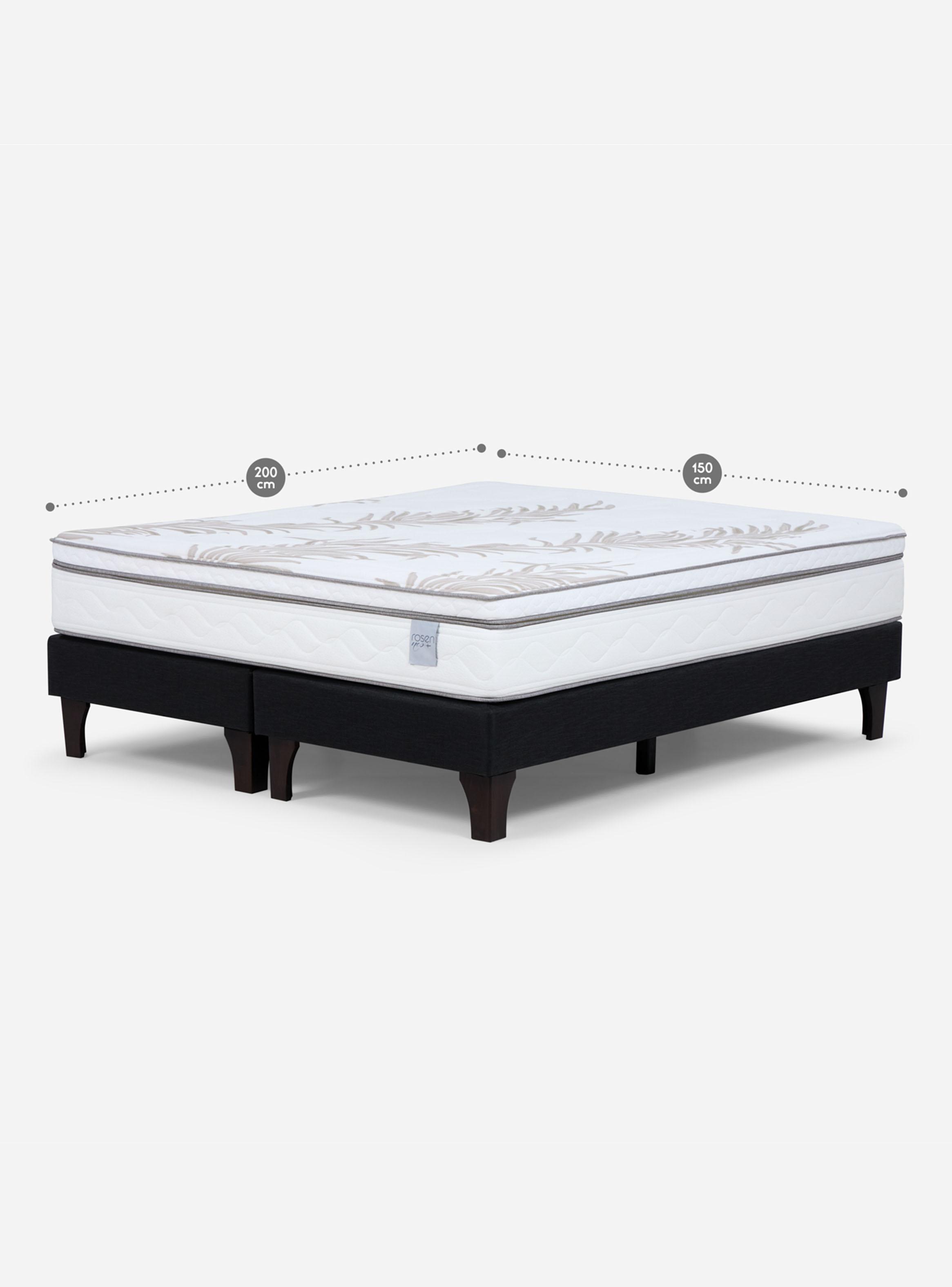 Box Spring 2 Plazas Neo Plus 1.50x2.00 cm Base Dividida-1